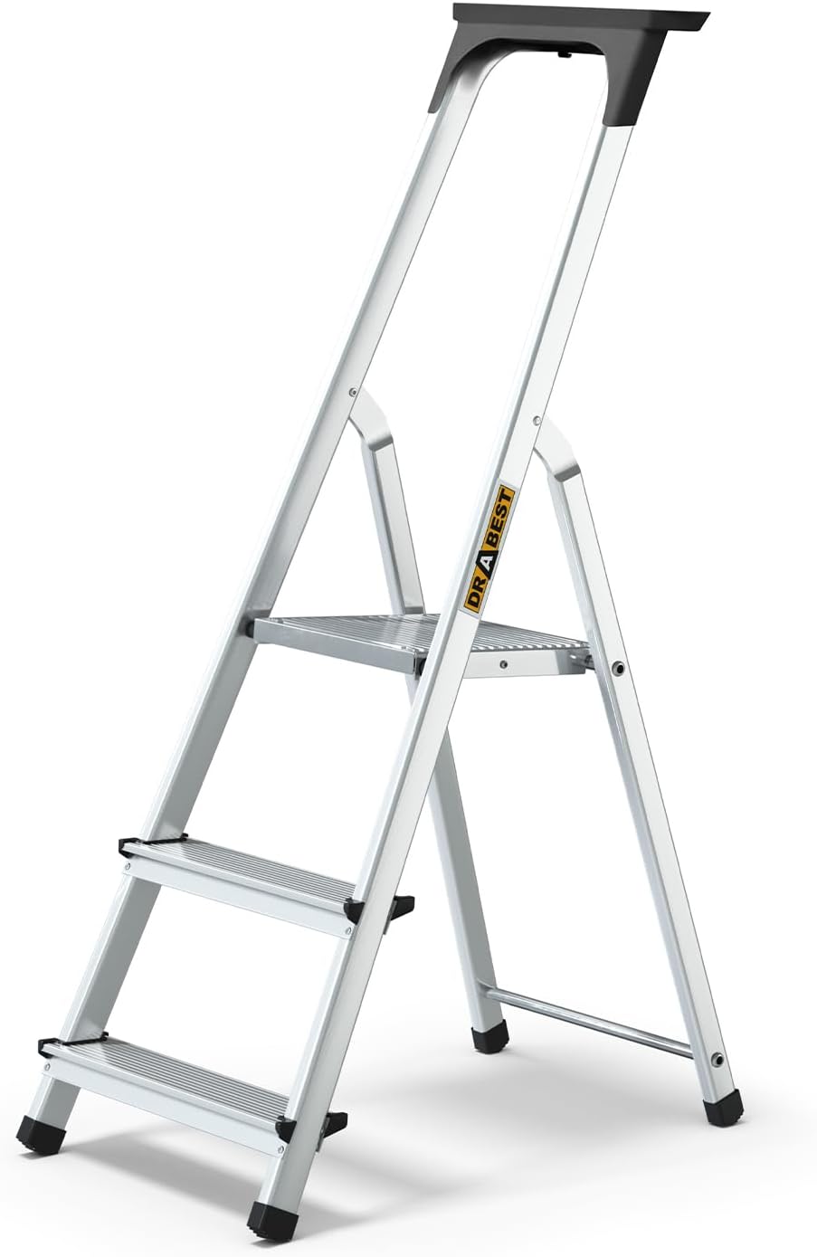 3-stufige Trittleiter mit Ablage, 3 Stufen