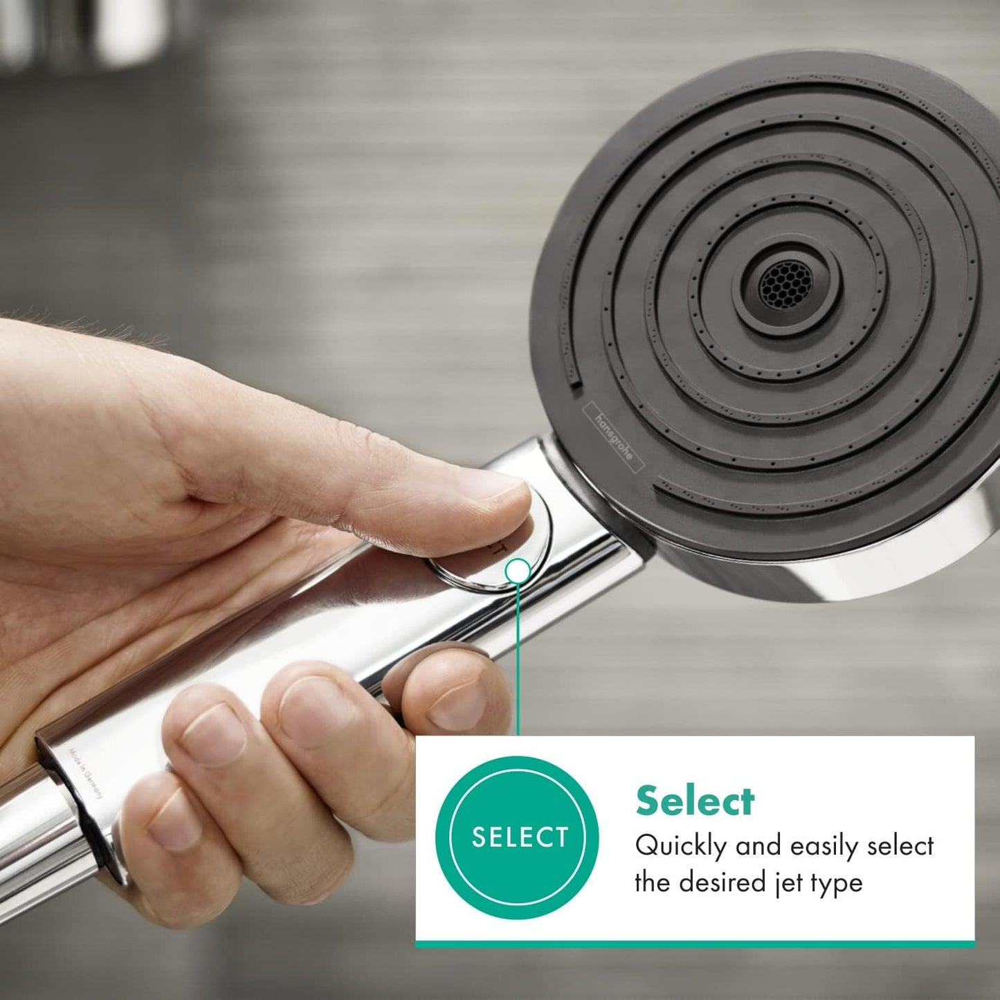 Pulsify Select S 105 Relaxation, Chrom 3 Spray Patterns mit PowderRain und Massagestrahl