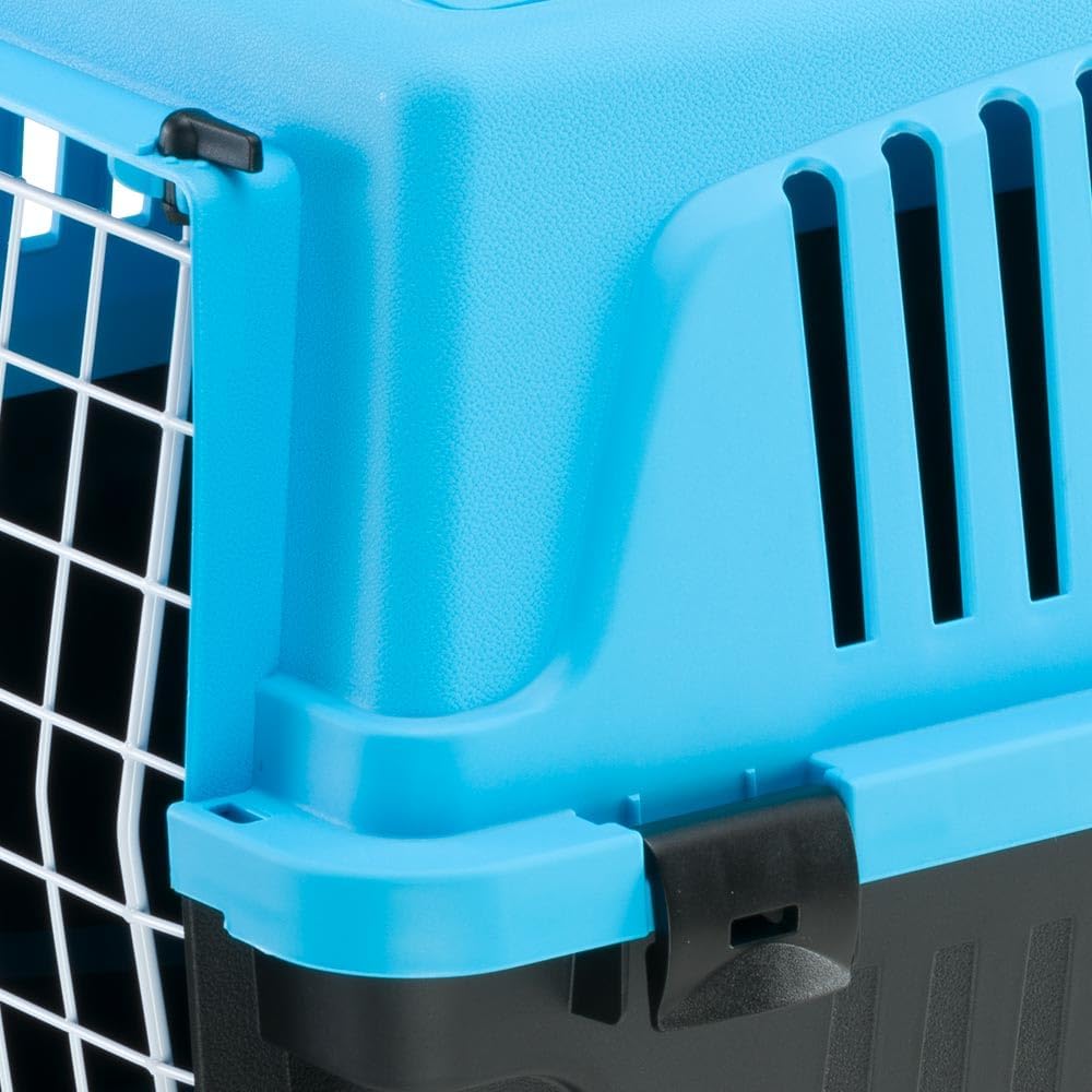 Transportbox Atlas 20 EL - Pet carriage, blue, 1 Tür L 58 x B 37 x H 32 cm Blau