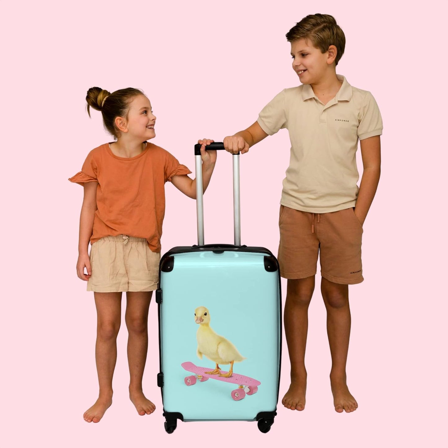 Grosser Trolley-Reisekoffer mit 4 Rollen (72 Liter)