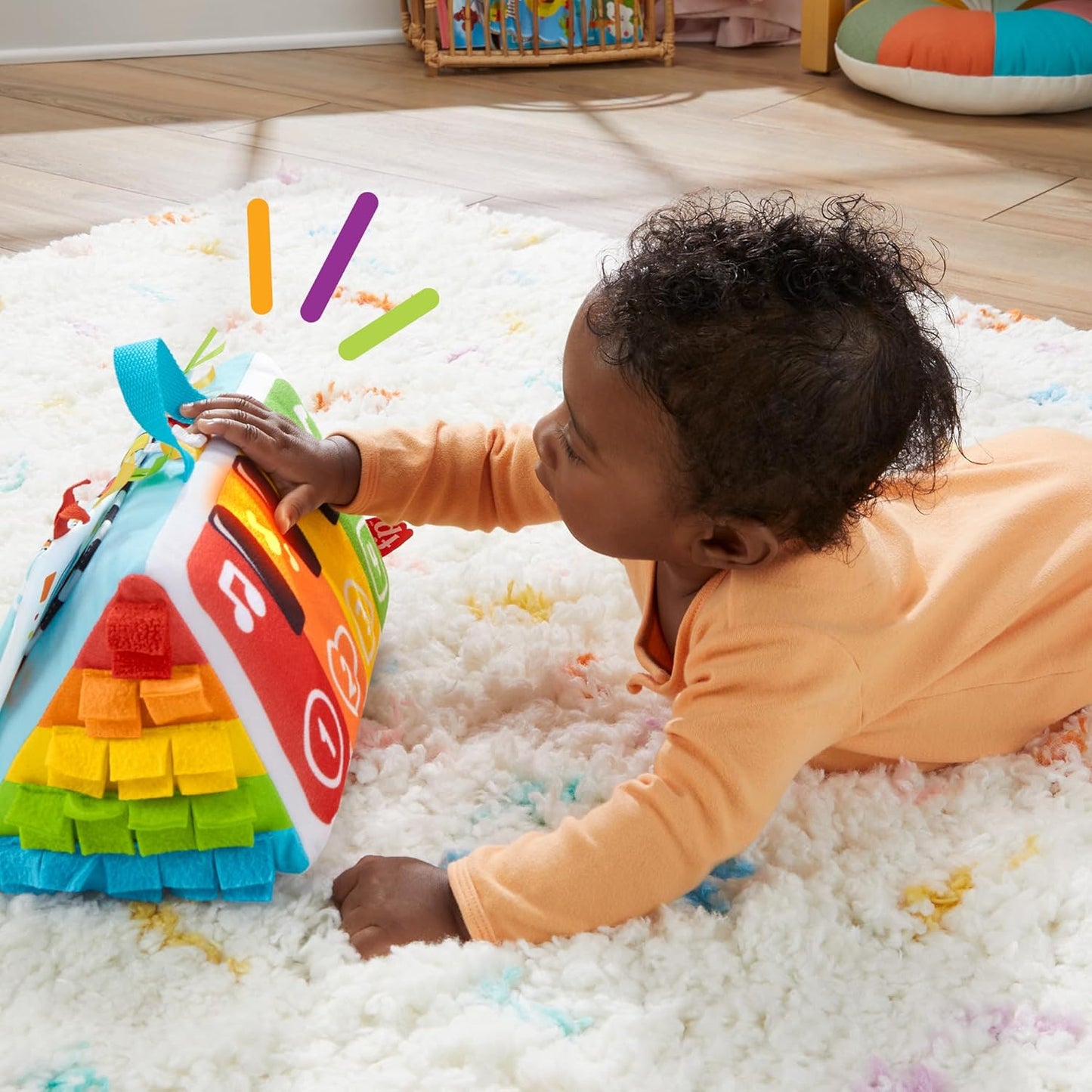 Kick & Play Soft Piano Kissen für Babys ab Geburt, Piano