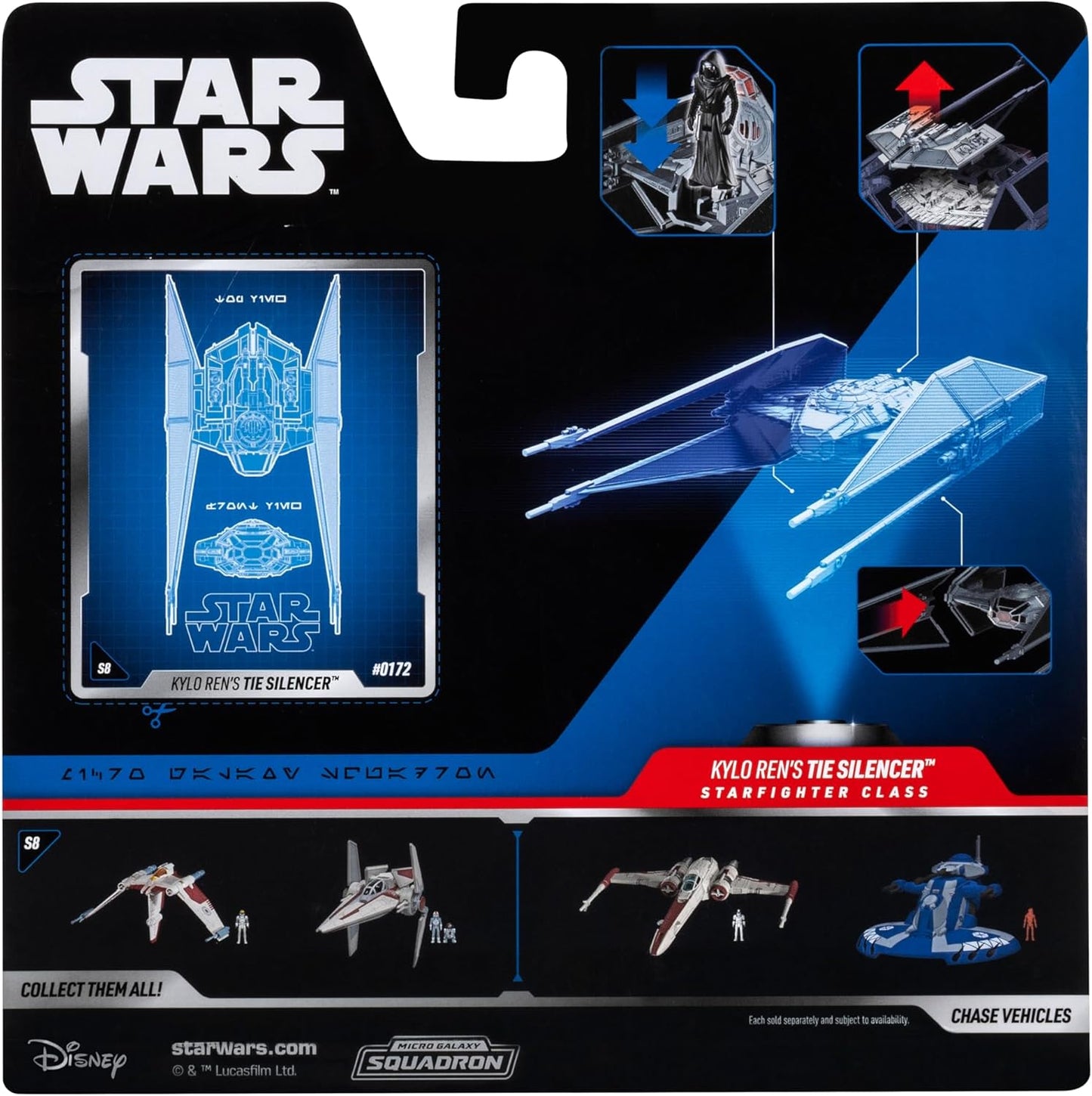 Micro Galaxy Squadron TIE Schalldämpfer-Fahrzeug-Set