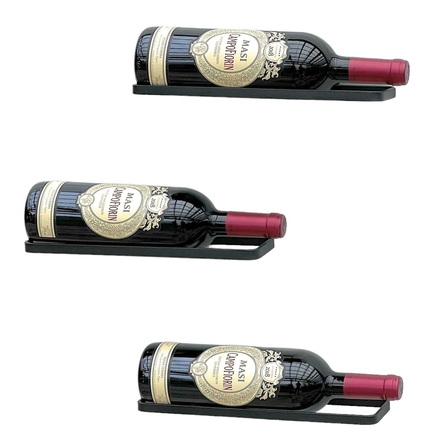 3er-Set Weinhalter für die Wand