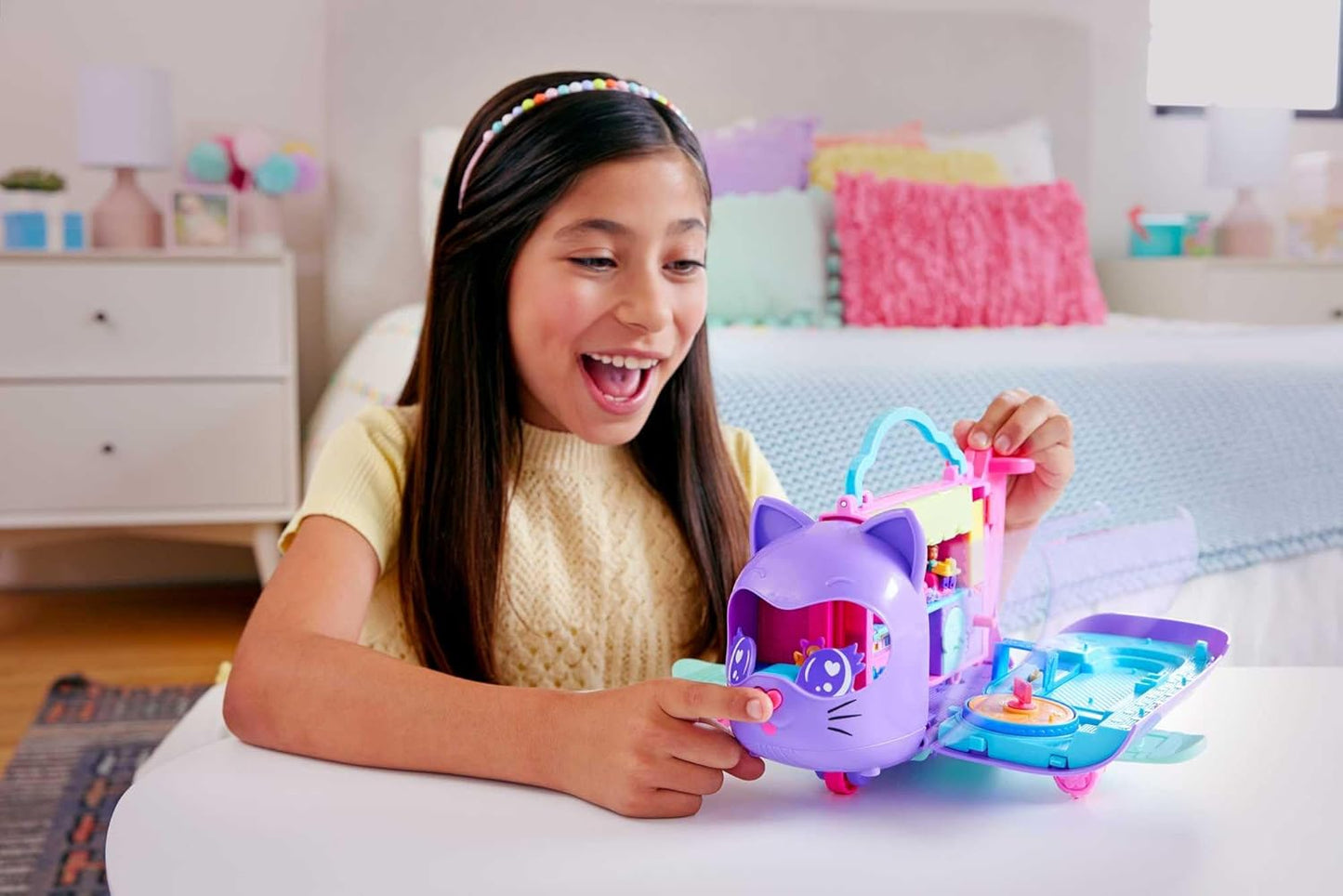 Kitty Airways Spielset, Cabrio-flugzeug für Kätzchen