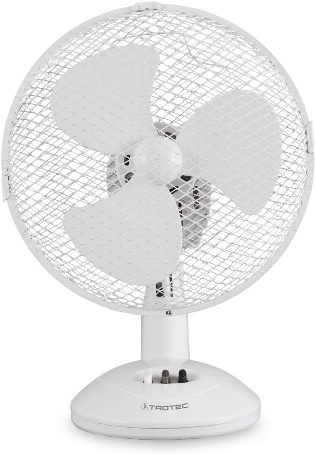 Tischventilator TVE 9, oszillierend 90°, 23 cm - 90° Weiss