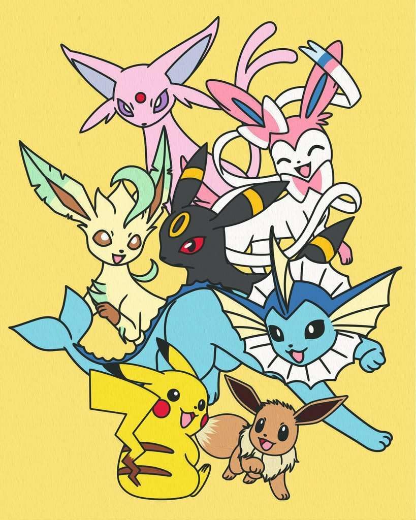 CreArt Adults Trend Pokémon - All-time Favorites