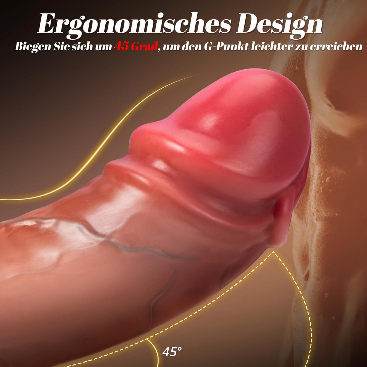 Realistischer Vibrator mit 10 Modi