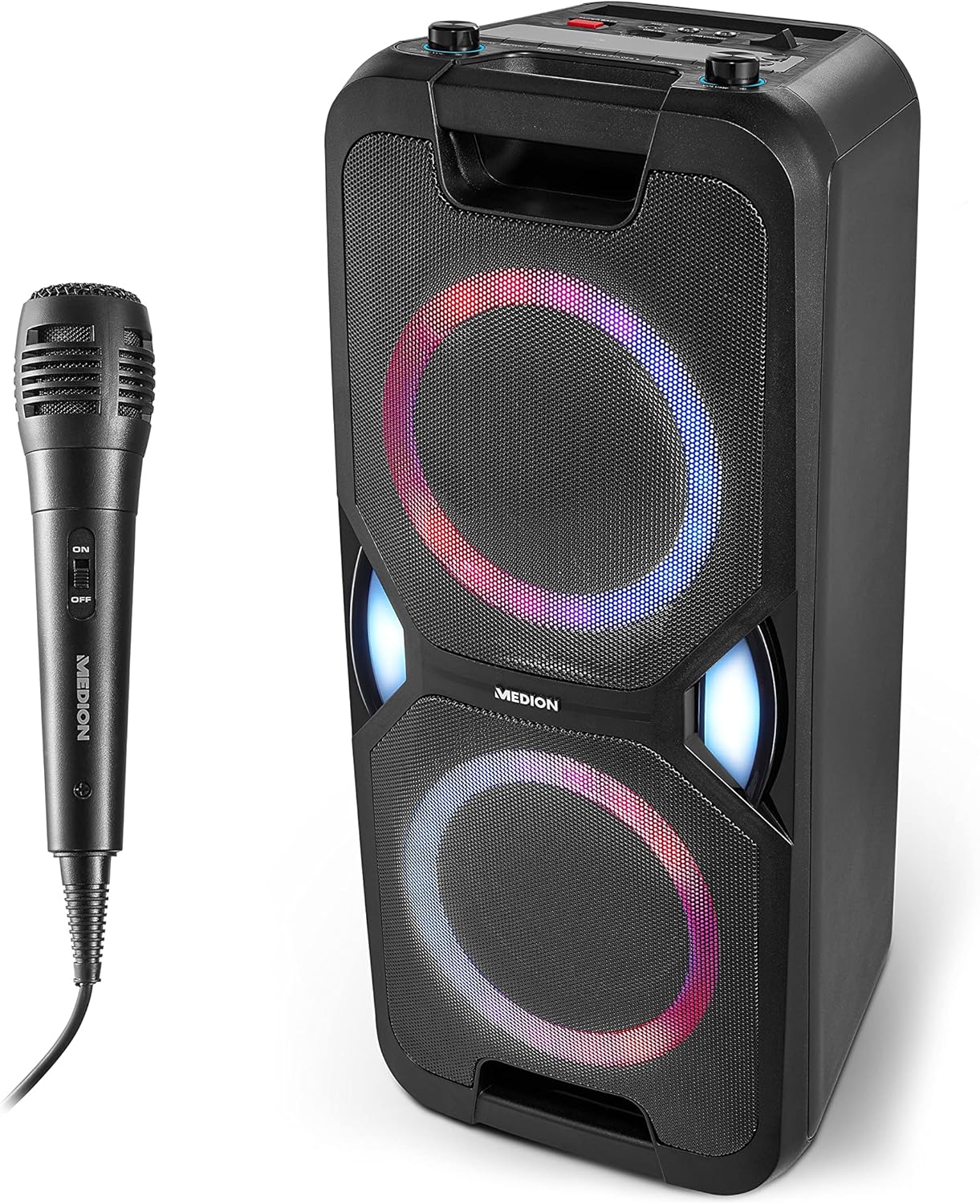 Party-Soundsystem mit Karaoke-Funktion