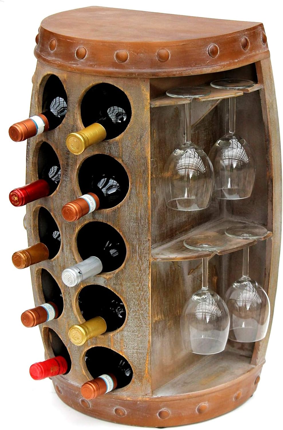 Weinregal Beistelltisch