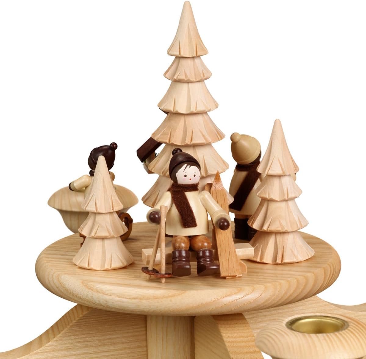Adventsleuchter mit Vogelfütterung