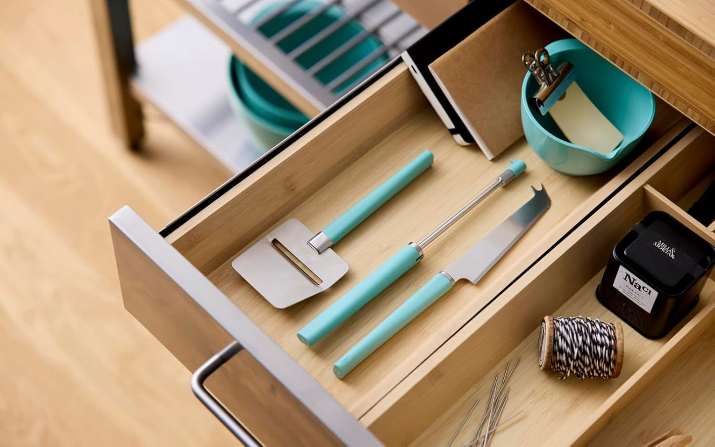 Emma Käse-Set (3-teilig), 27,5 x 18 x 3,5 cm Nordic Green