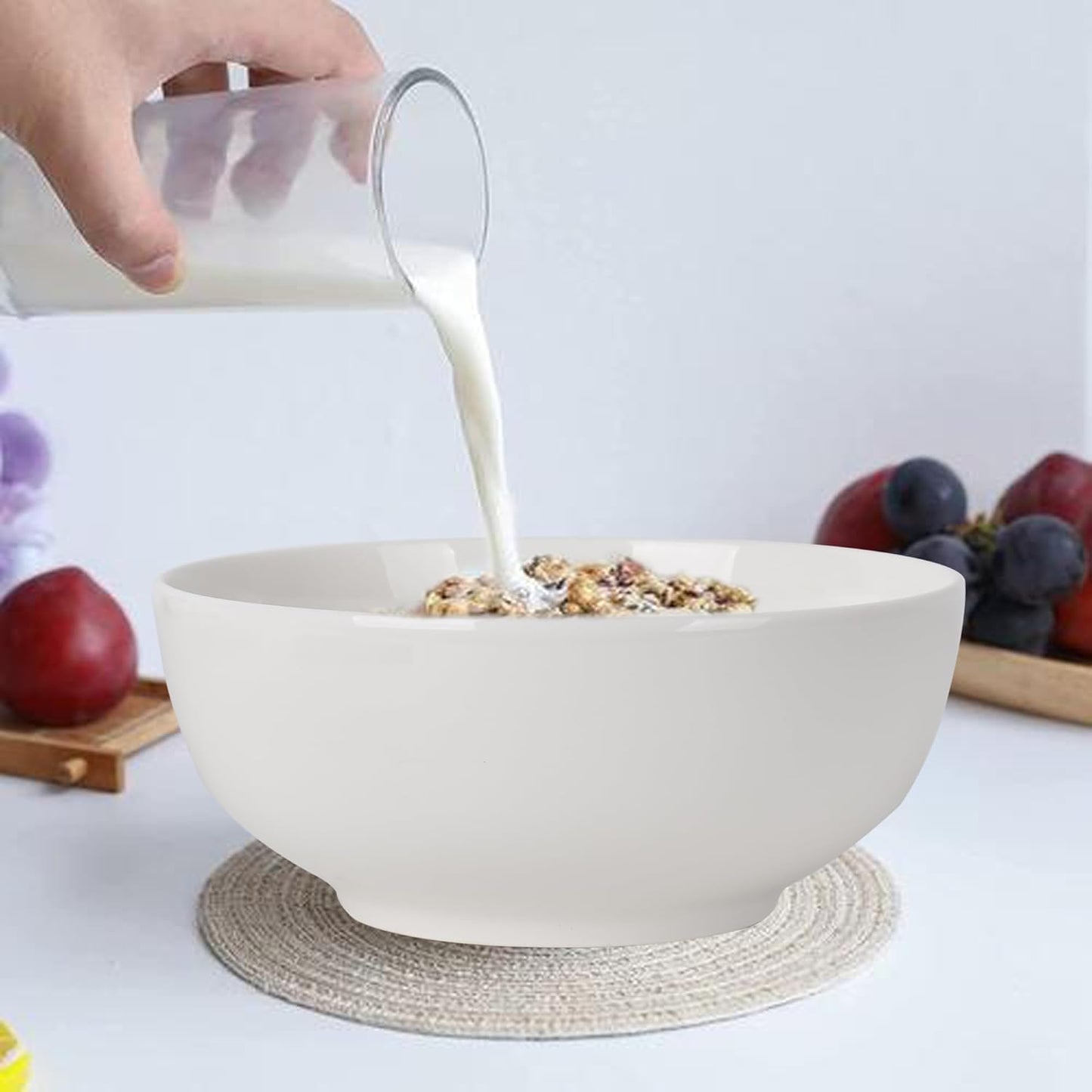 4er-Set Müsli- & Suppenschalen, 7 inches
