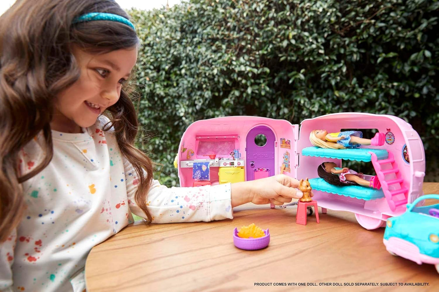 Chelsea Puppe mit Auto und Camper-Set, Barbie - Chelsea Puppe und Ihr Wohnwagen