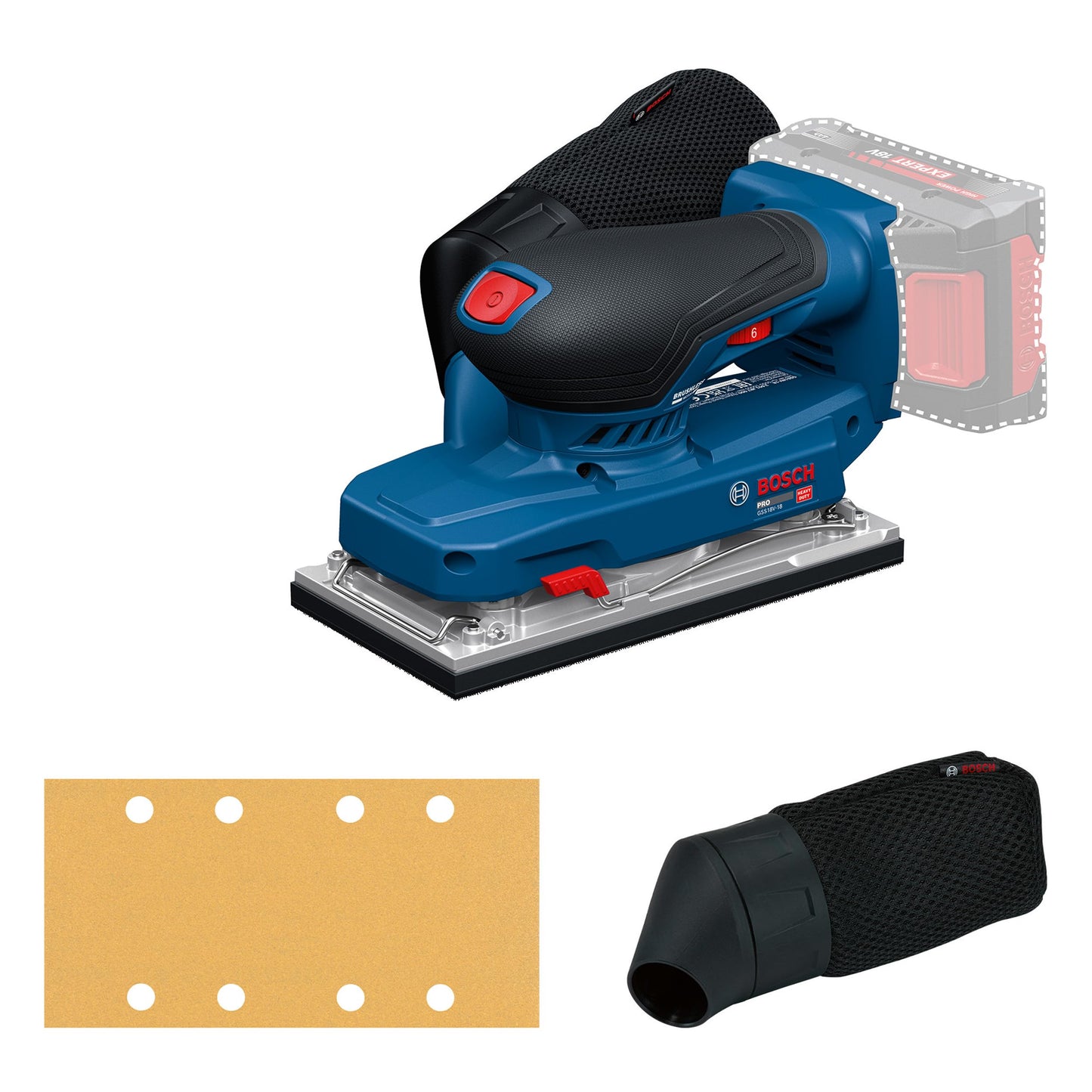 GSS 18V-18, Ohne Akku/Lader