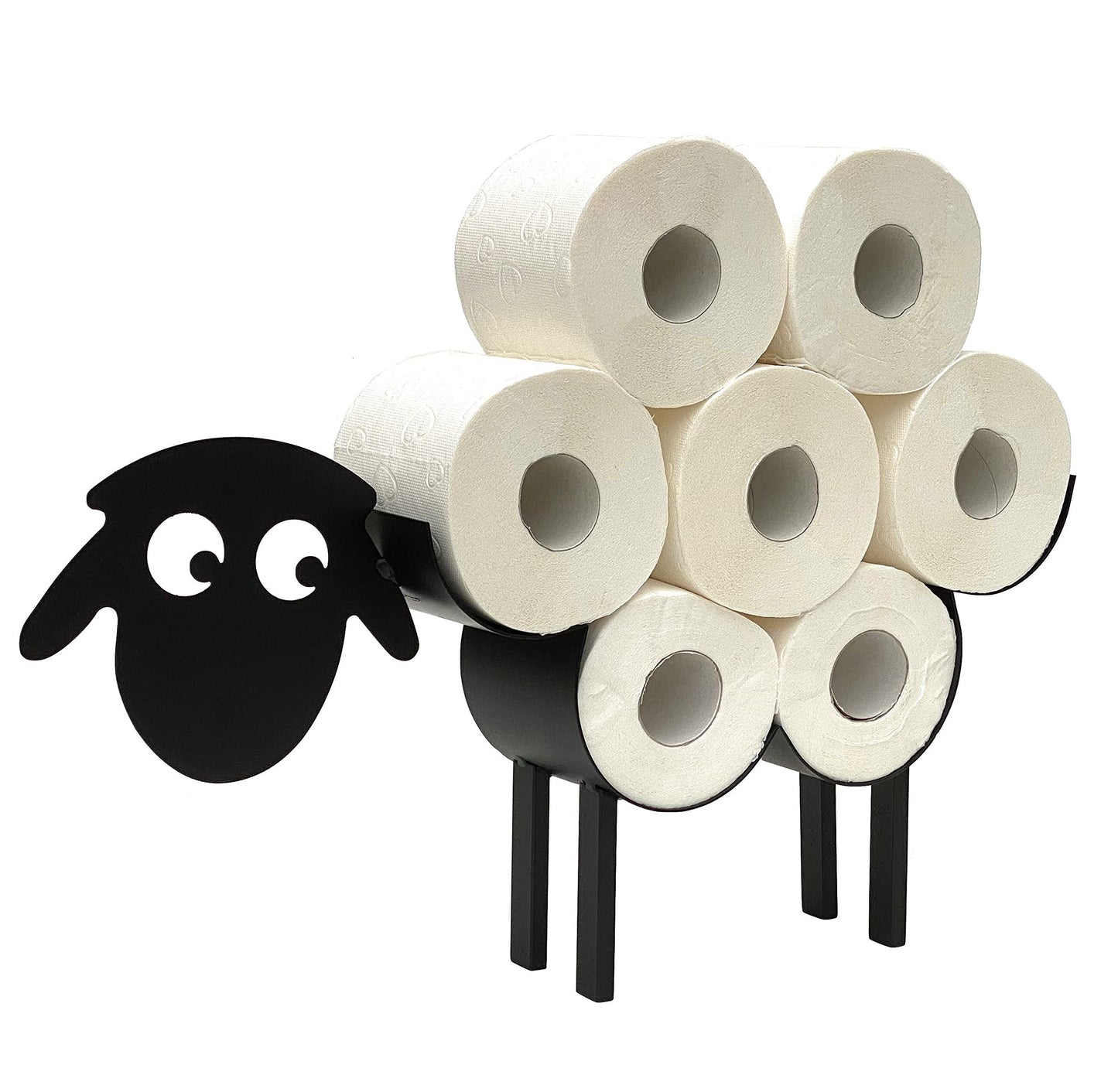 Freistehender Toilettenpapierhalter Schaf