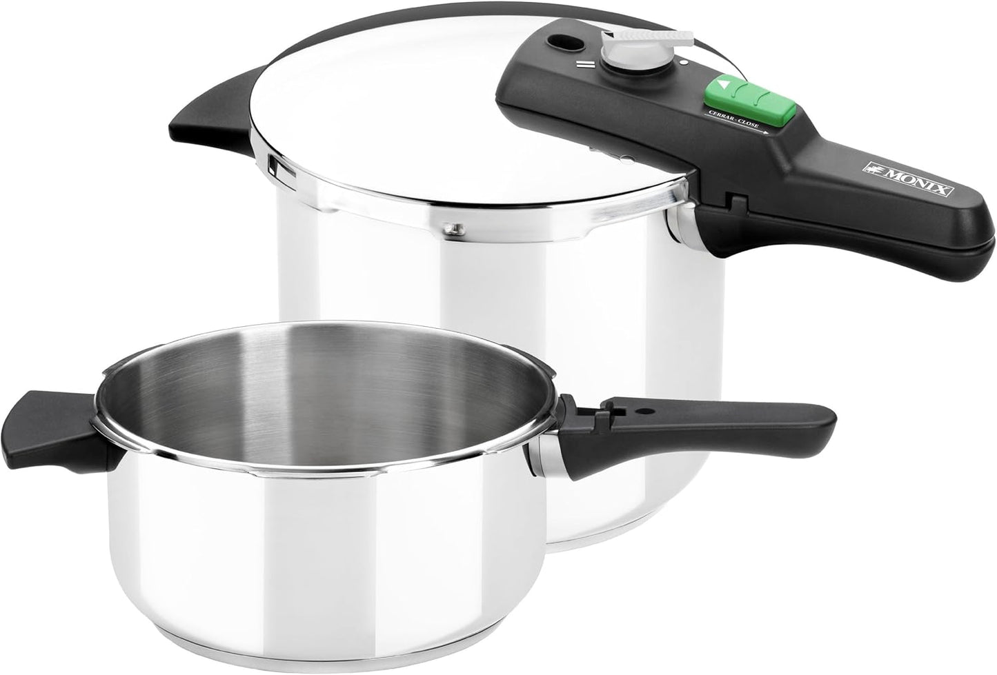 Schnellkochtopf-Set mit 2 Druckstufen (4L & 6L)