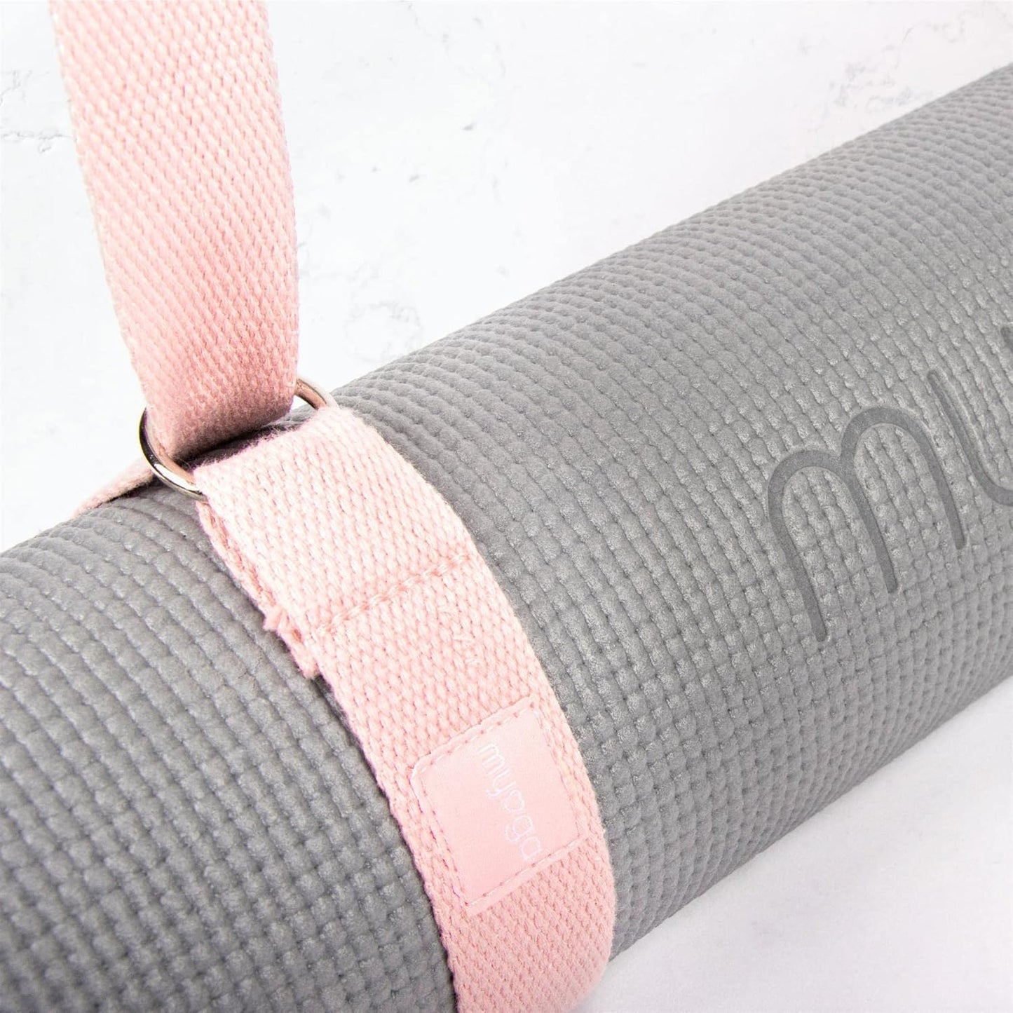Yoga-Starter-Set mit Matte, Blöcken & Gurt, Rosa
