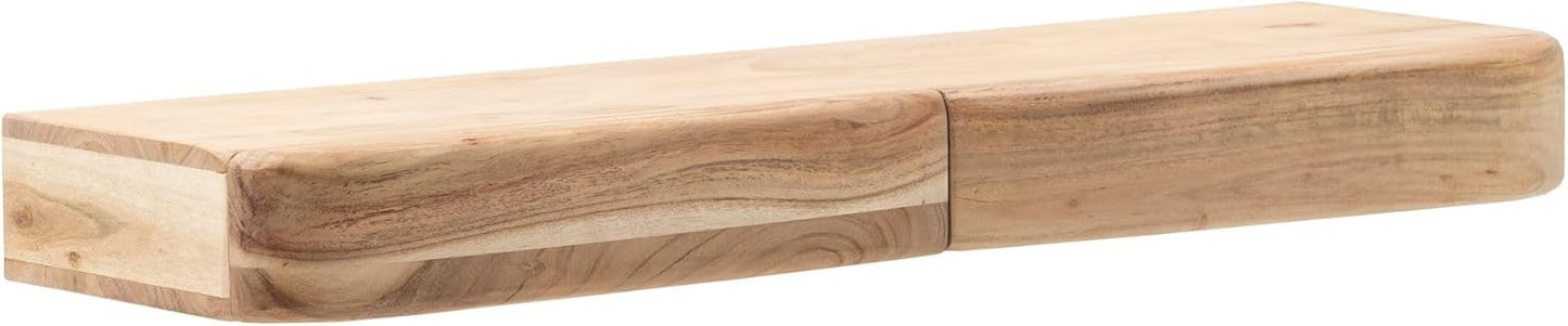 Wandregal mit Schubladen, 80 cm