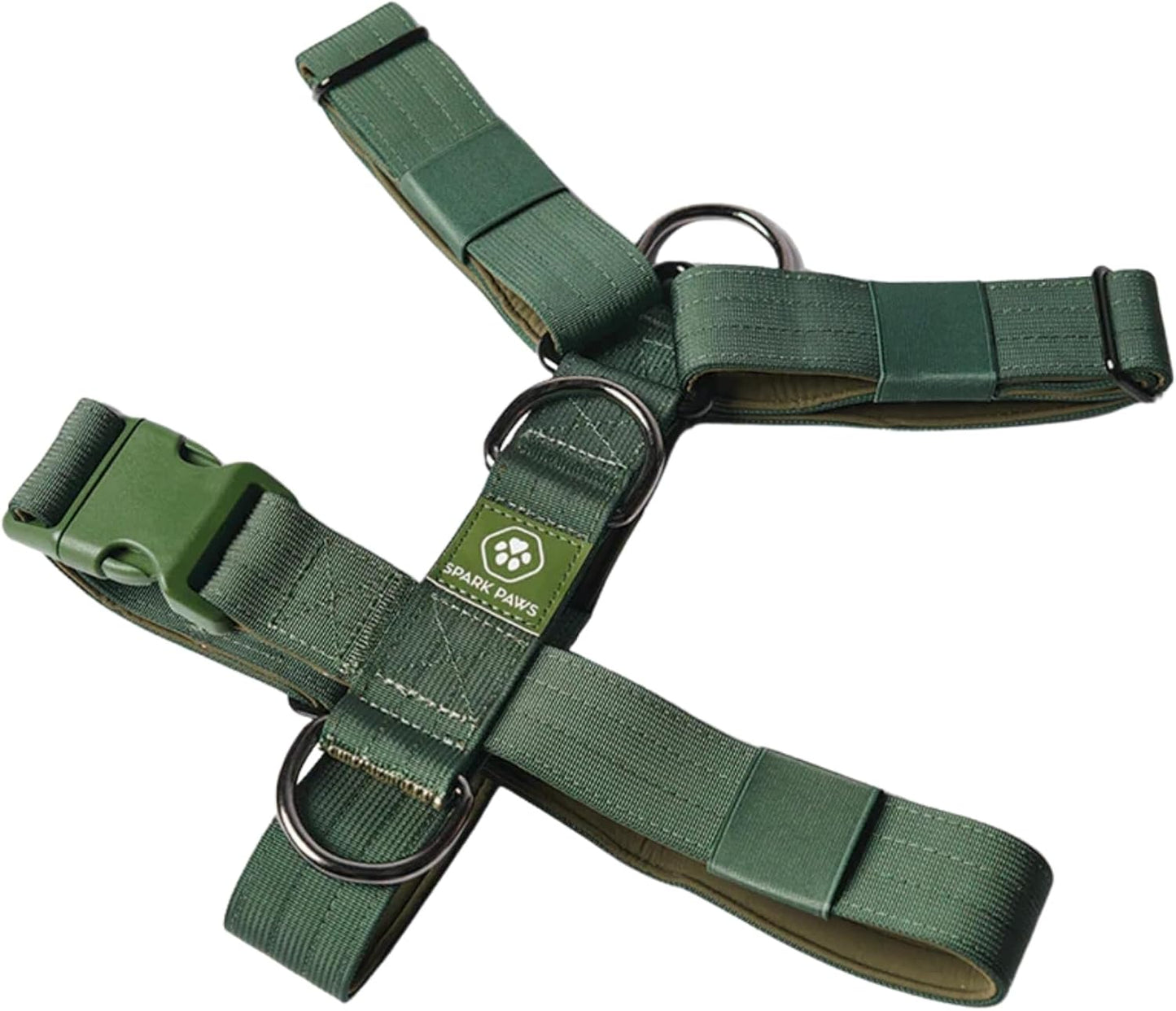 No Pull Hundegeschirr für grosse Hunde (16-25 kg), S [16-25kg] Grün