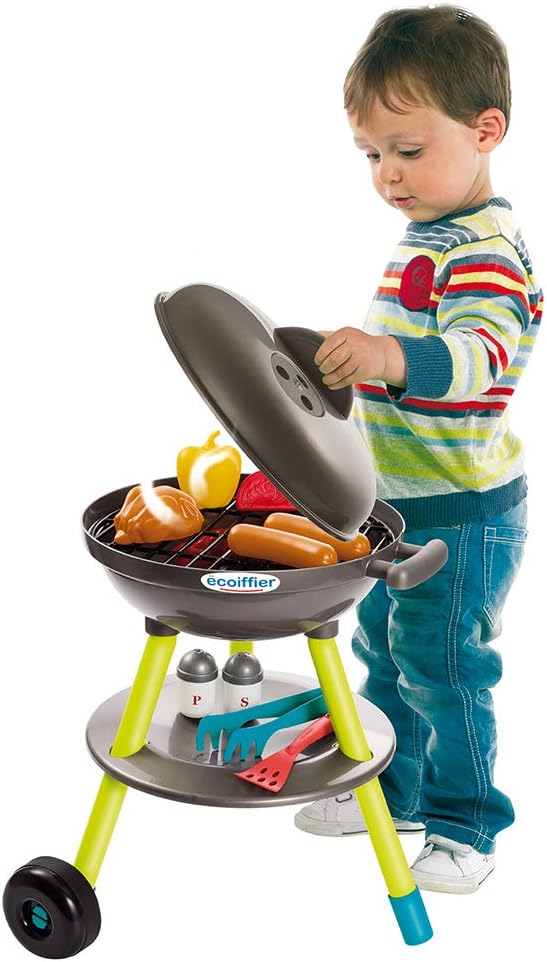 Spielzeug-Kugelgrill-Set für Kinder, Holzkohlegrill