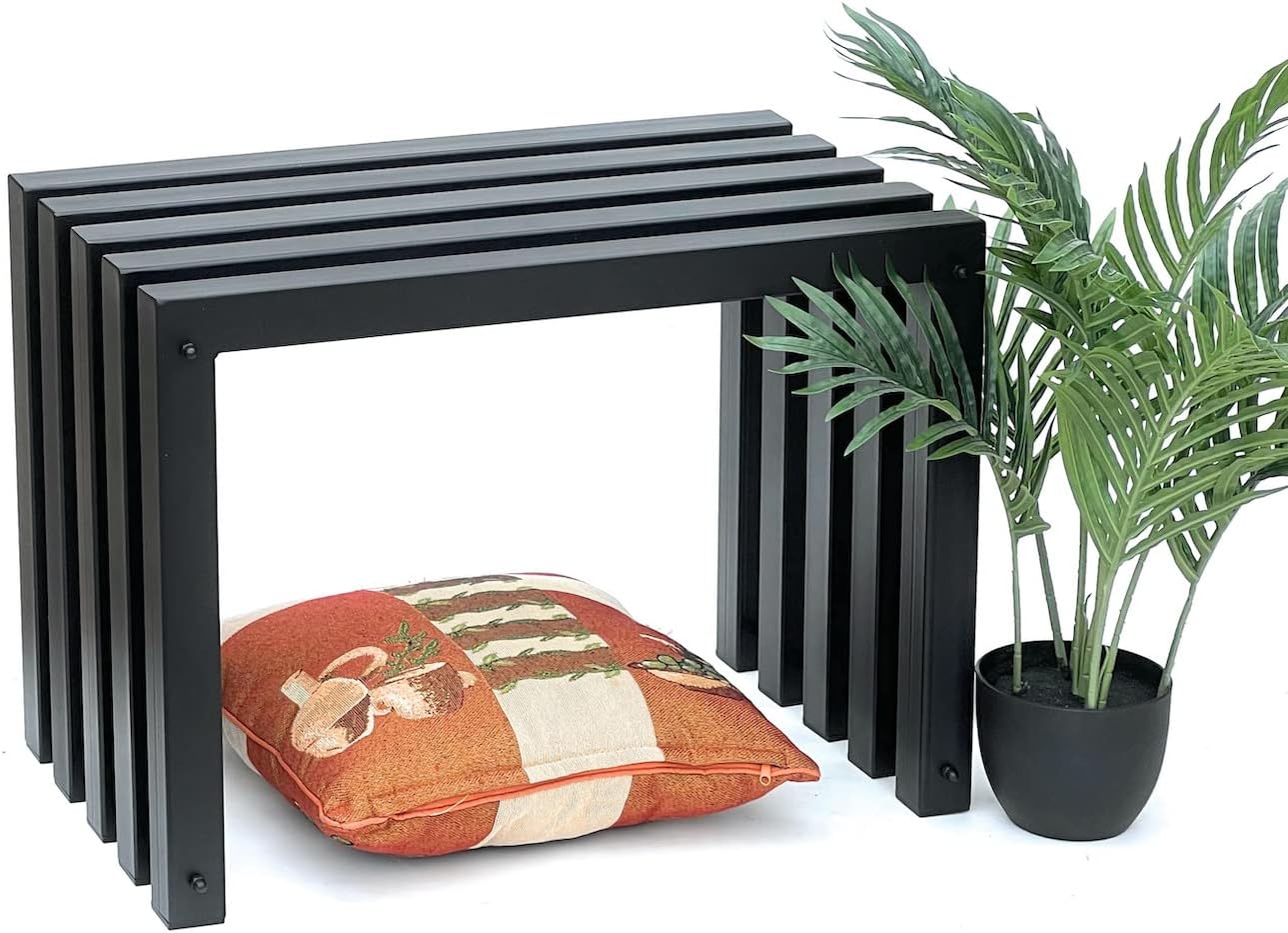 Metall-Sitzhocker, Breite 60 cm