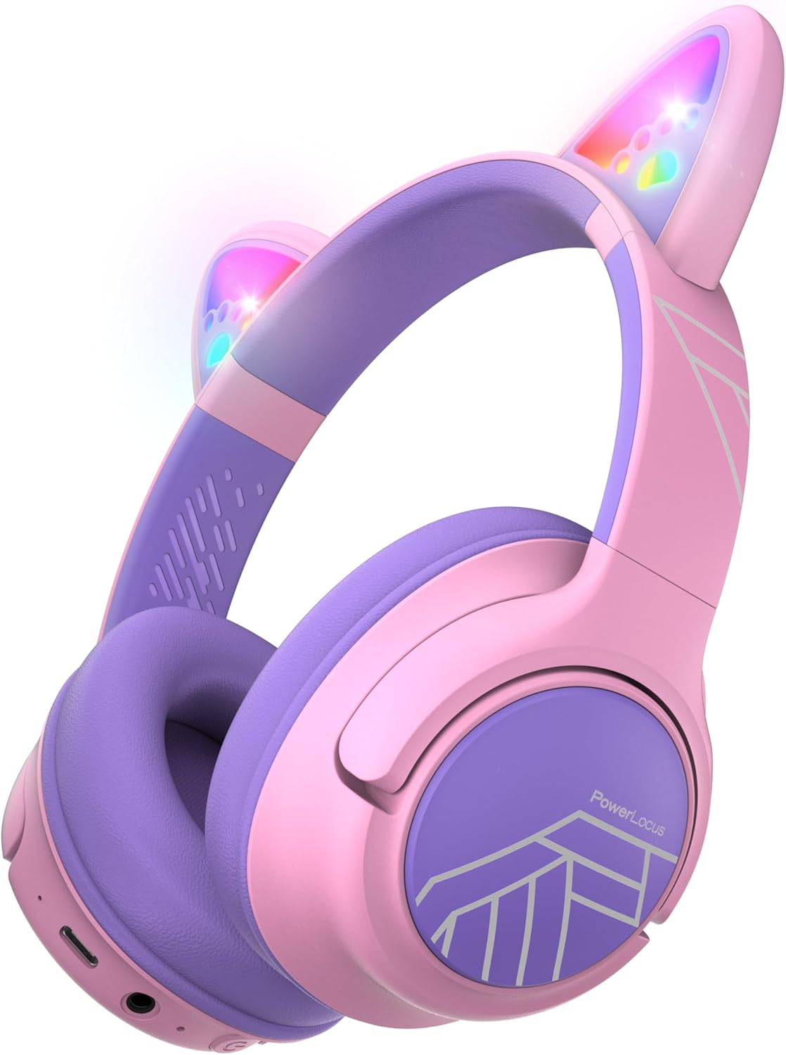 Bobo Bluetooth-Kopfhörer für Kinder, Lila/Rosa