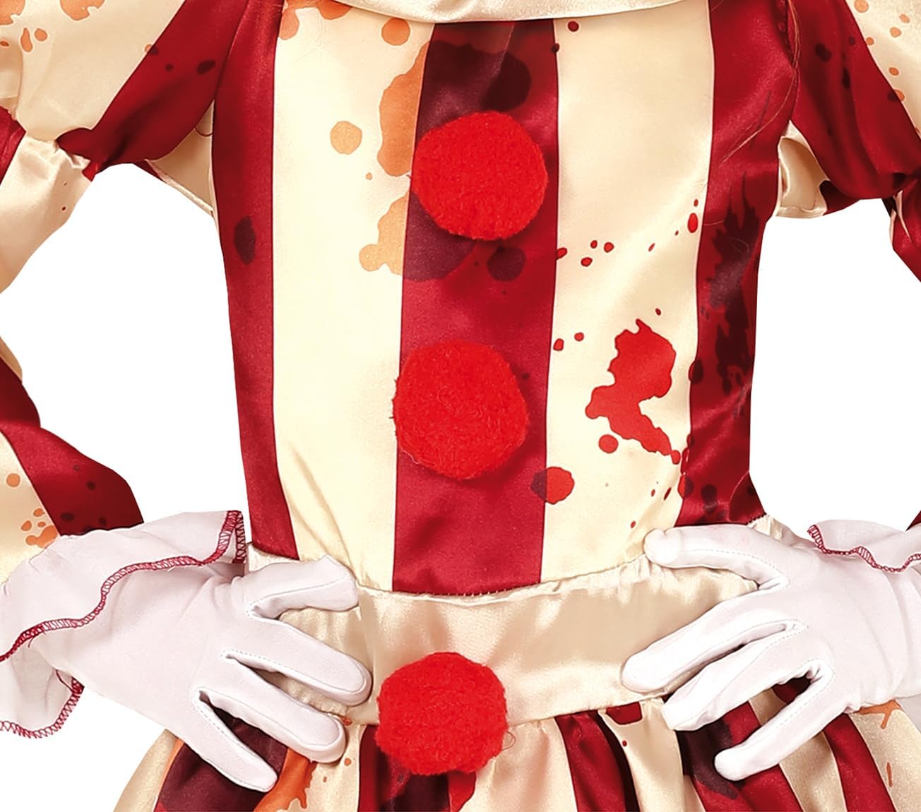 Horror Clown Kostüm für Kinder (3-4 Jahre), 3-4 Jahre