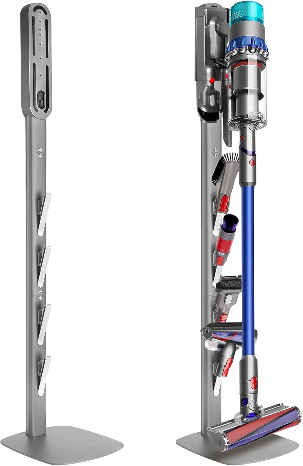 Freistehende Staubsaugerhalterung für Dyson Modelle, Grau