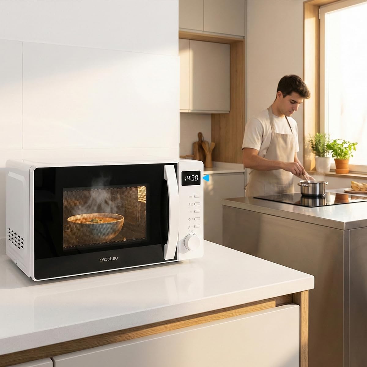 Mikrowelle Proclean 5005 mit 3DWave-Technologie, Weiss