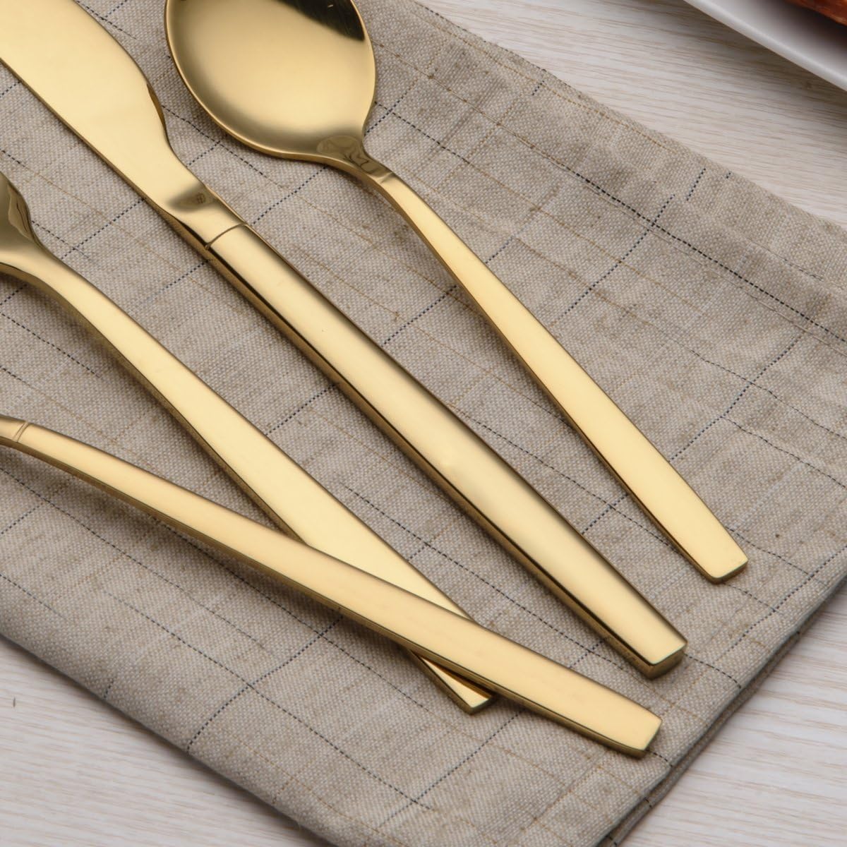 24-teiliges Besteckset, 24 pièces 1. Gold