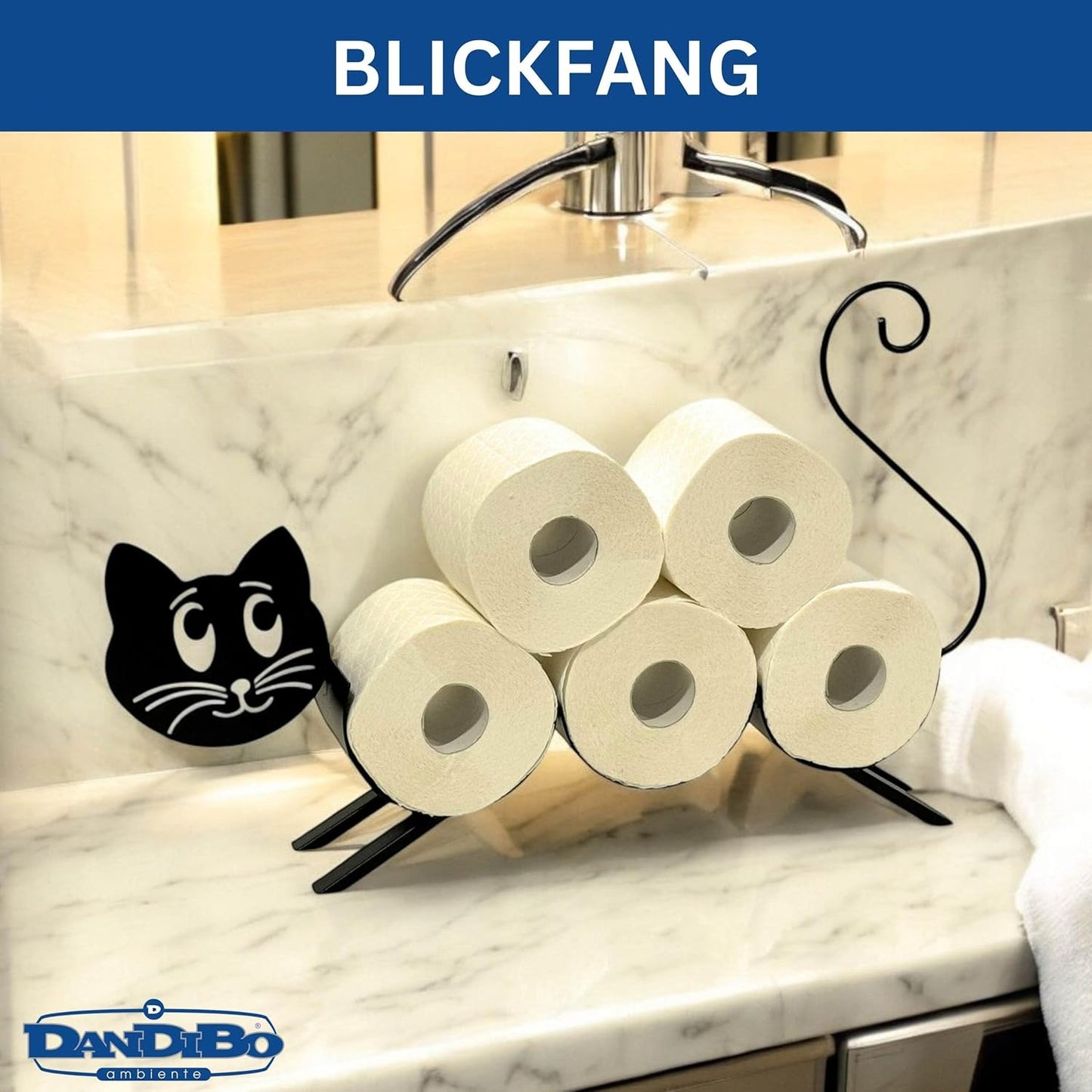Toilettenpapierhalter Katze