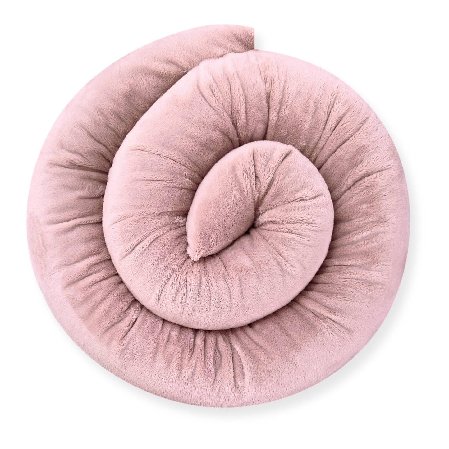 Bettschlange, 250 cm, 250 cm Pastellrosa