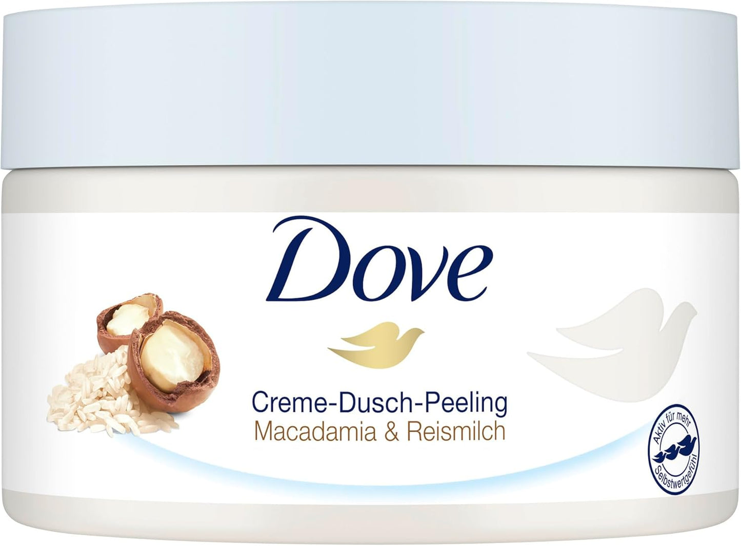Creme-Dusch-Peeling Macadamia & Reismilch (4er-Set), 225 ml (4er Pack)