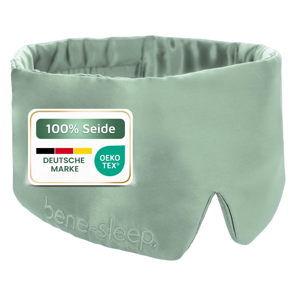 Seidenschlafmaske, Grün