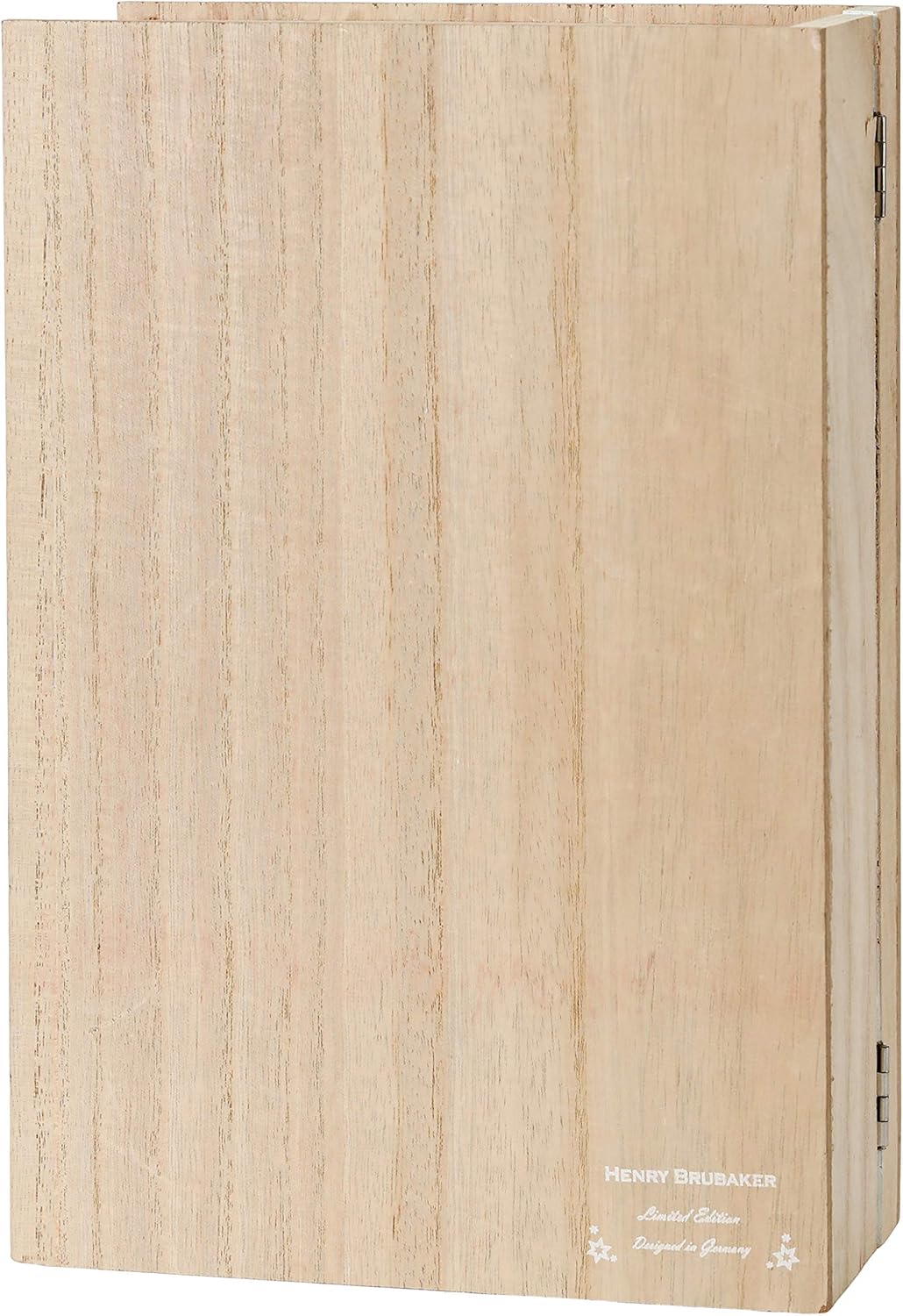 Adventskalender aus Holz zum Befüllen, Merry Christmas Buch