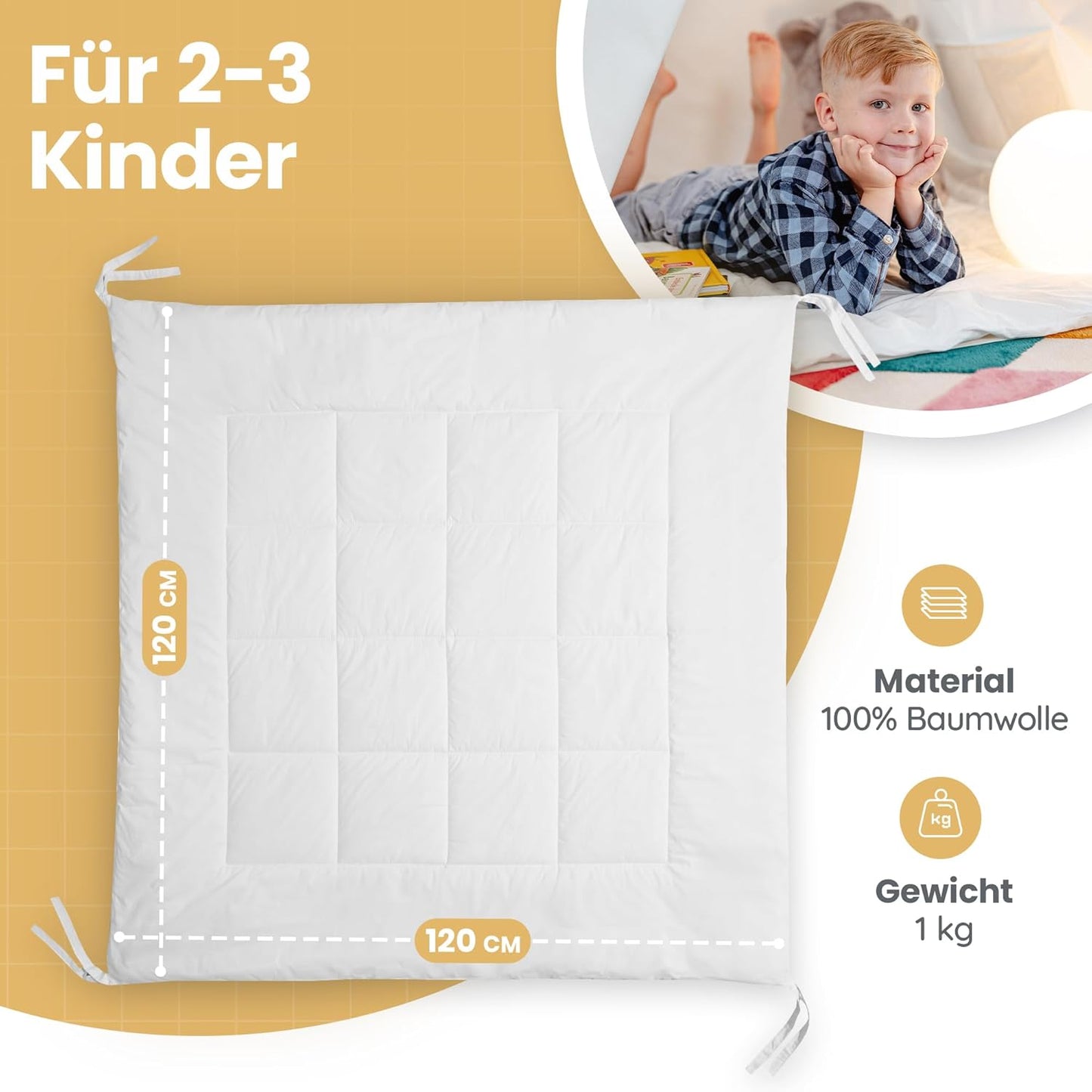 Gepolsterte Matte für Tipi Zelte