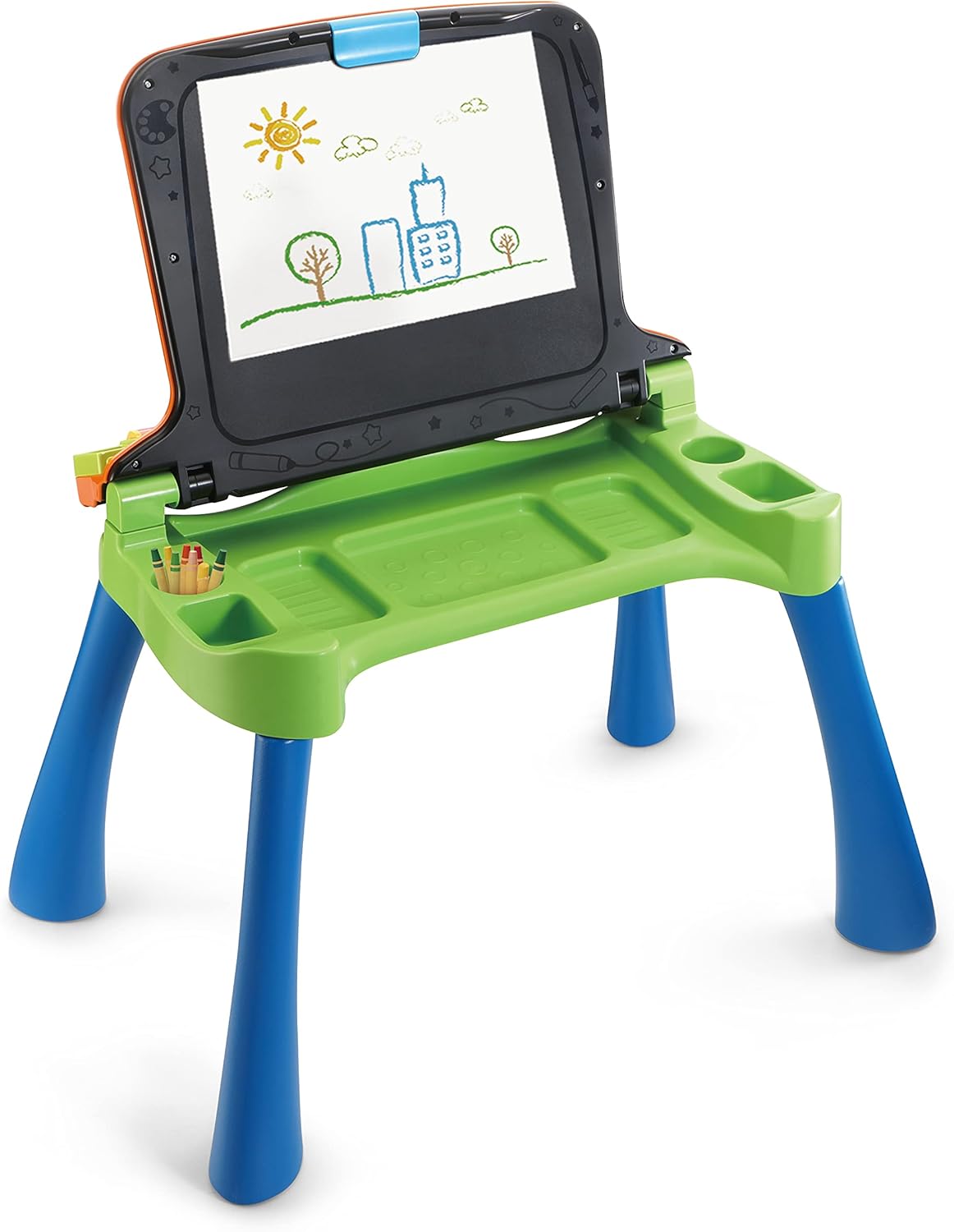 5-in-1 Schreibtisch, Grün/Blau