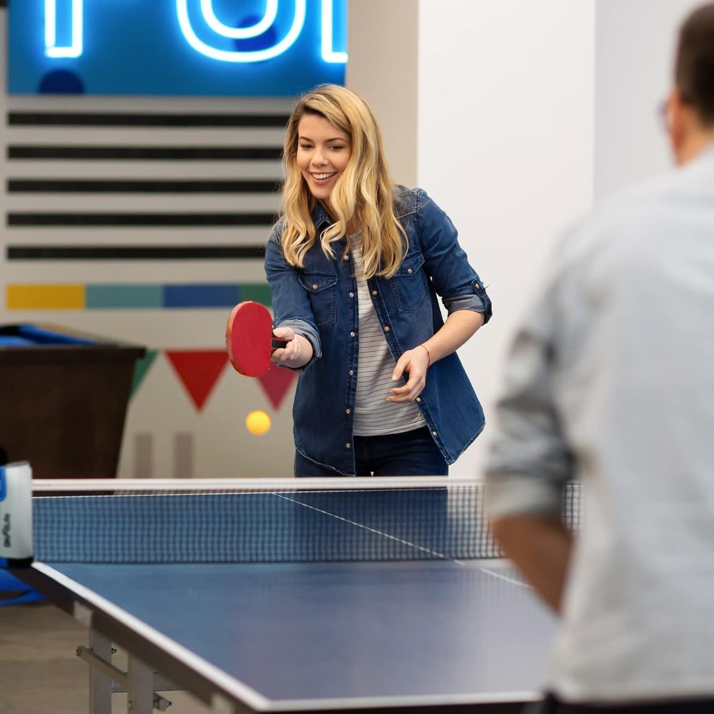 7-teiliges Tischtennisschläger Set