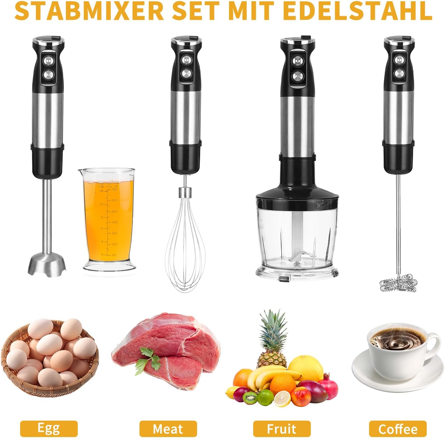 Stabmixer-Set 5 in 1