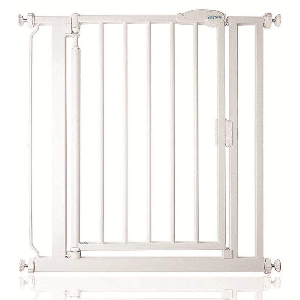 Selbstschliessendes Treppengitter, Weiß 68.5cm - 75cm