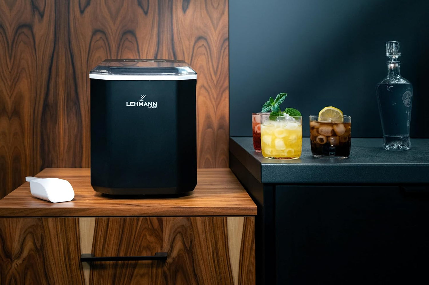 Eiswürfelmaschine mit 2 Grössen, 1,3 L