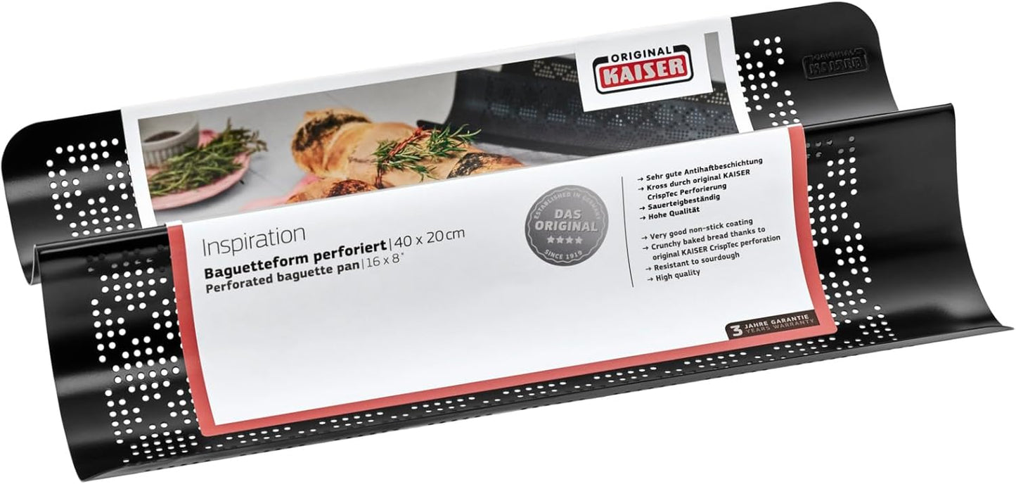 Baguettform Inspiration perforiert für 2 Baguettes