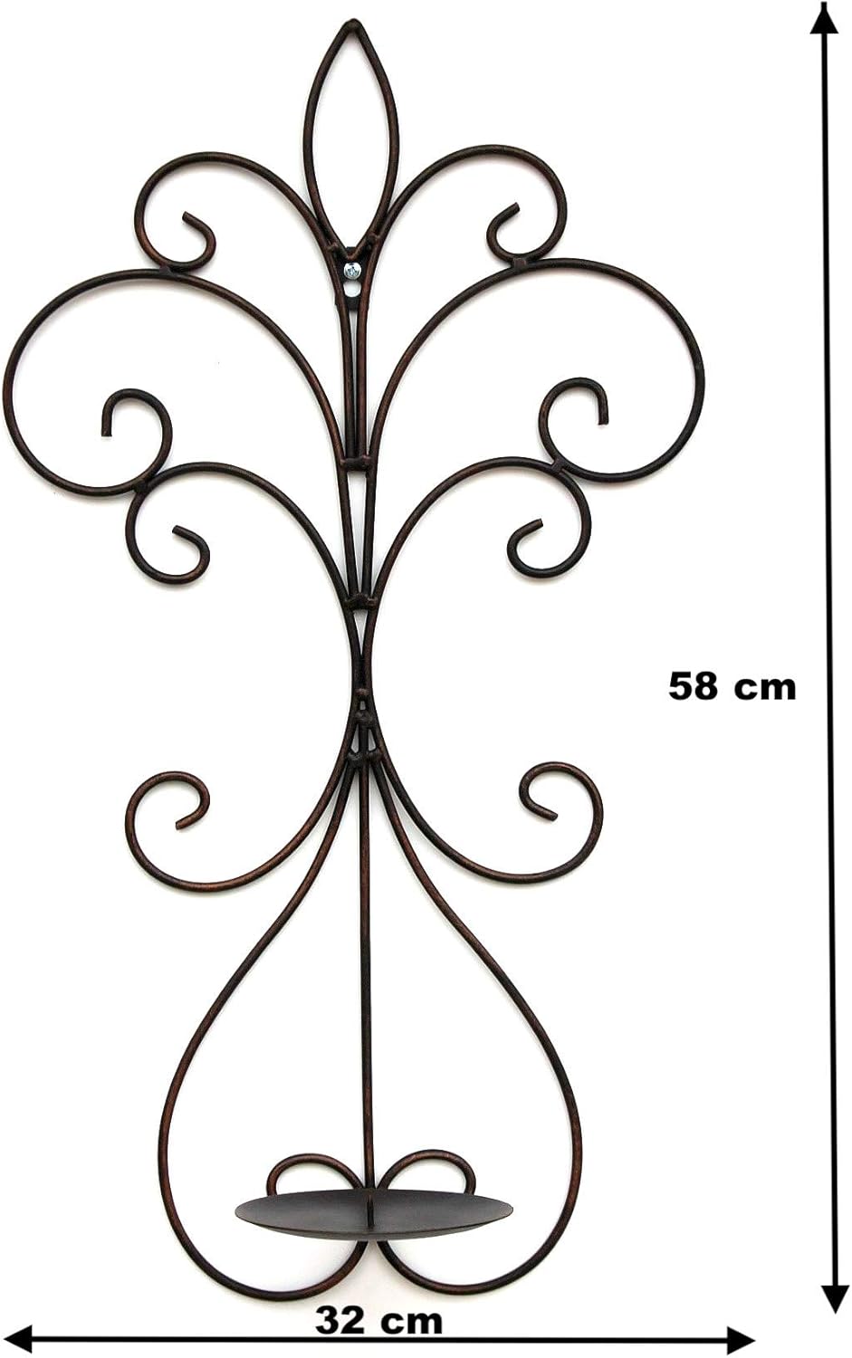 Wandkerzenhalter 12107