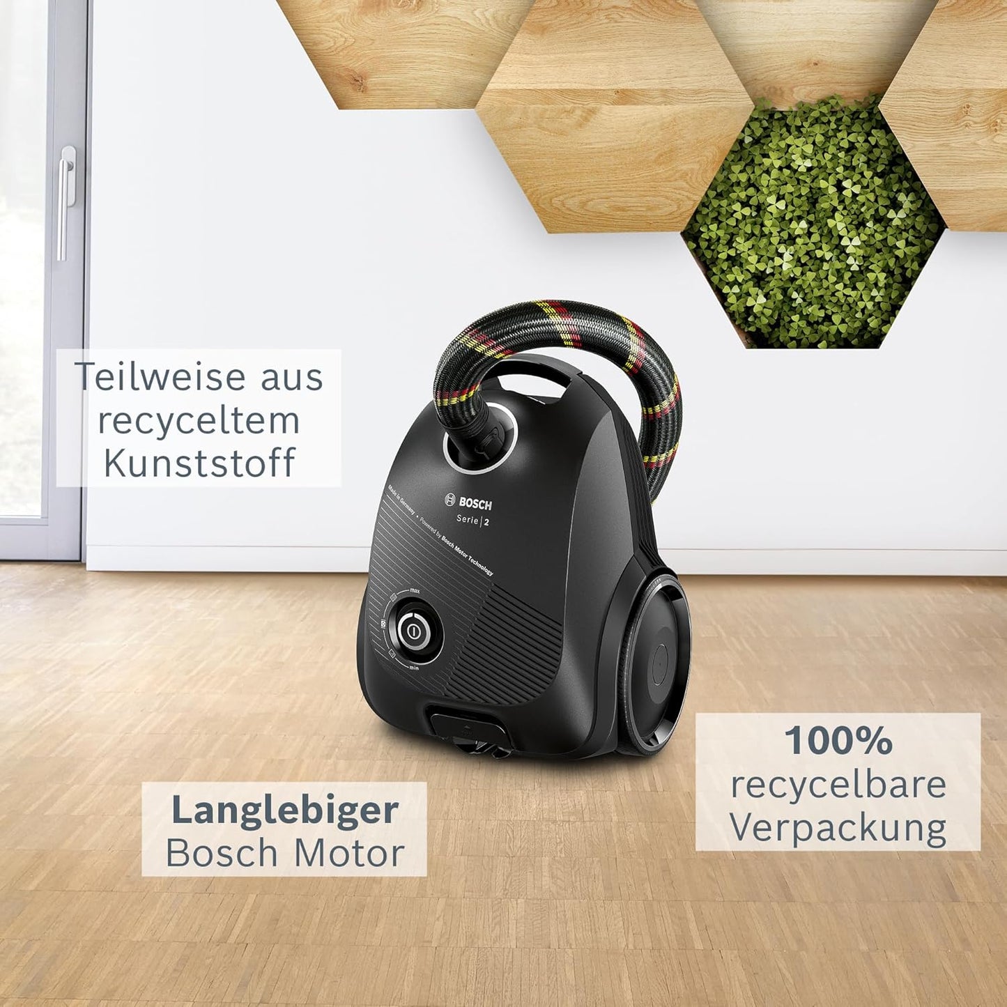 Staubsauger Serie 2 BGDS2CHAMP mit Hygiene-Filter