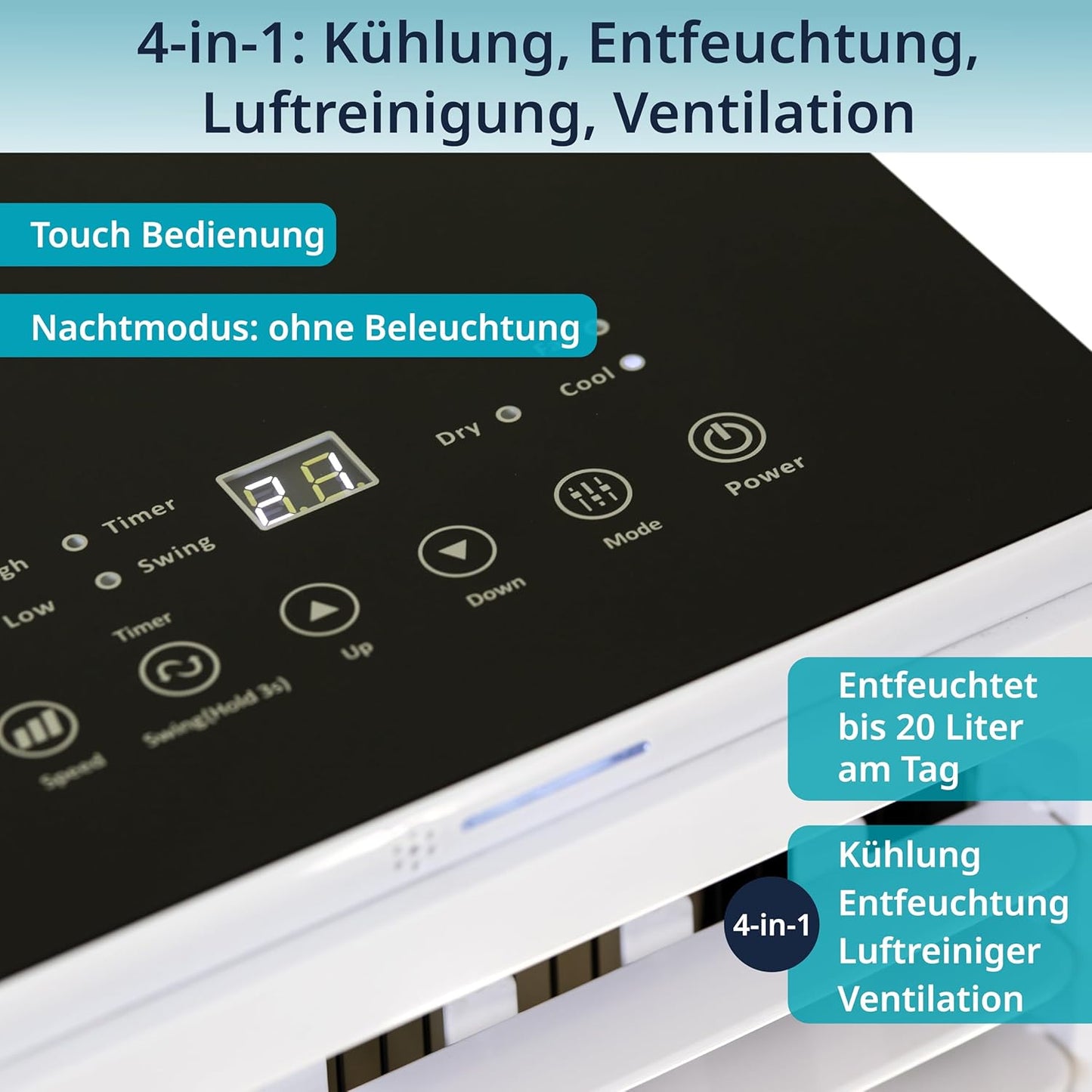 Smarte Mobile Klimaanlage