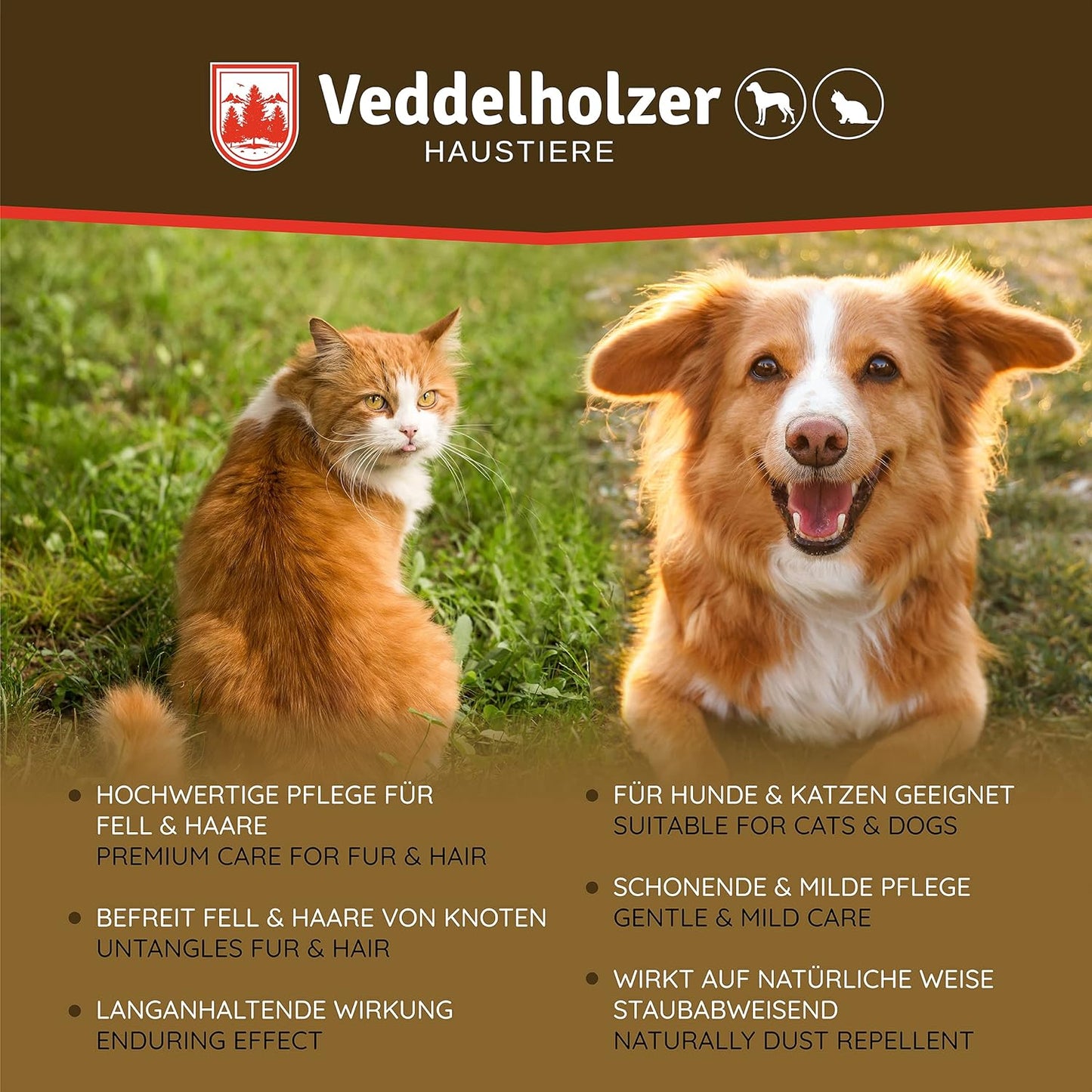 Fellpflege Hund & Katze, 250ml