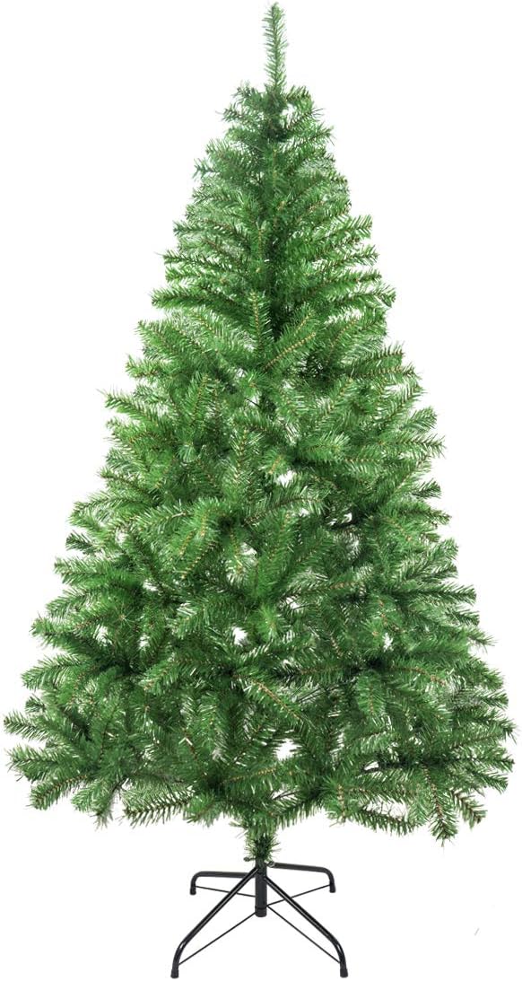 Künstlicher Weihnachtsbaum mit 477 Spitzen, 180 cm Glitzergrün