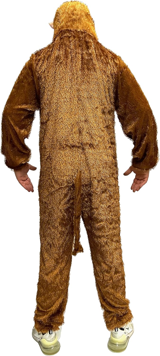 Affenkostüm für Herren, 3XL Braun