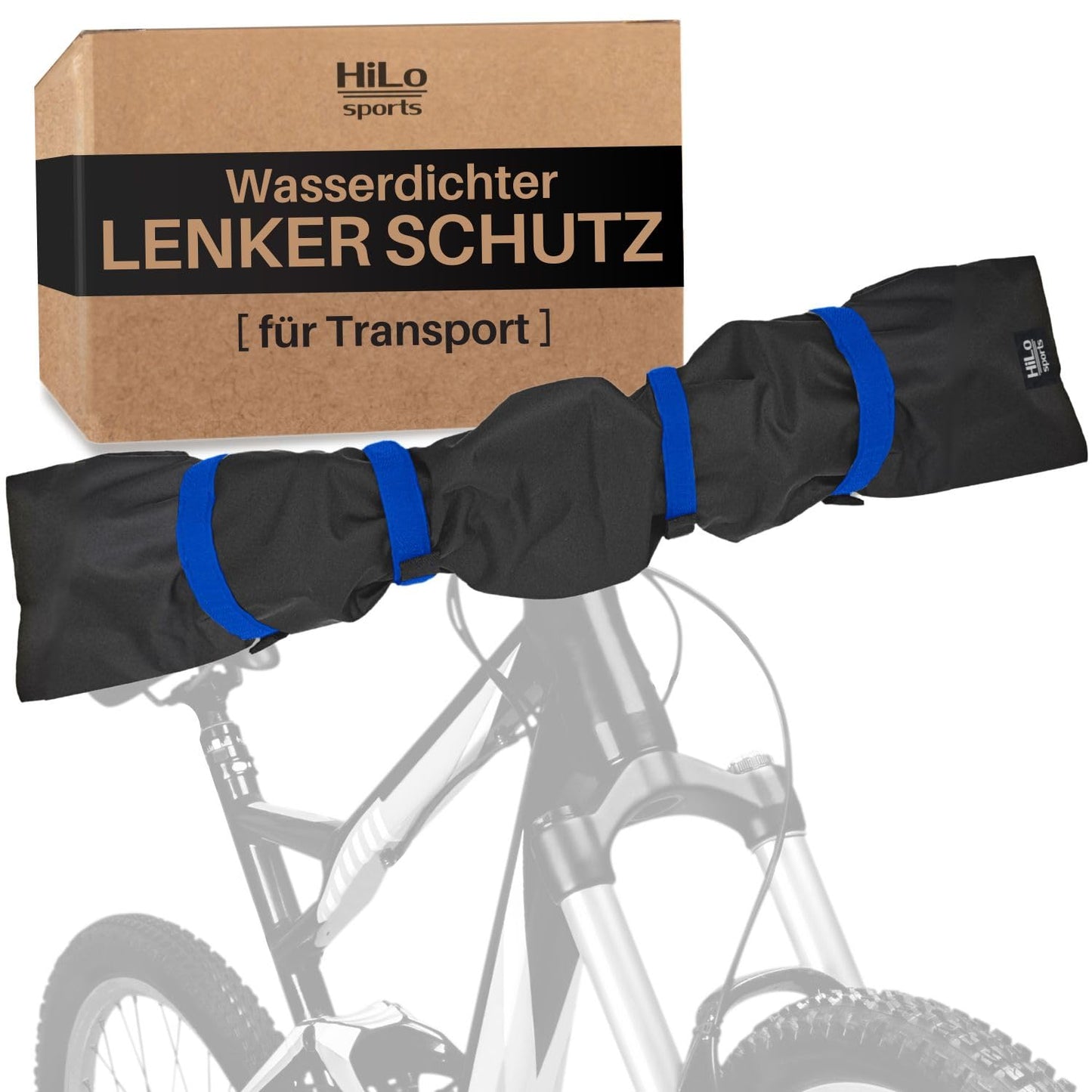 Lenkerschutzhülle wasserdicht für E-Bike-Lenker, Blau