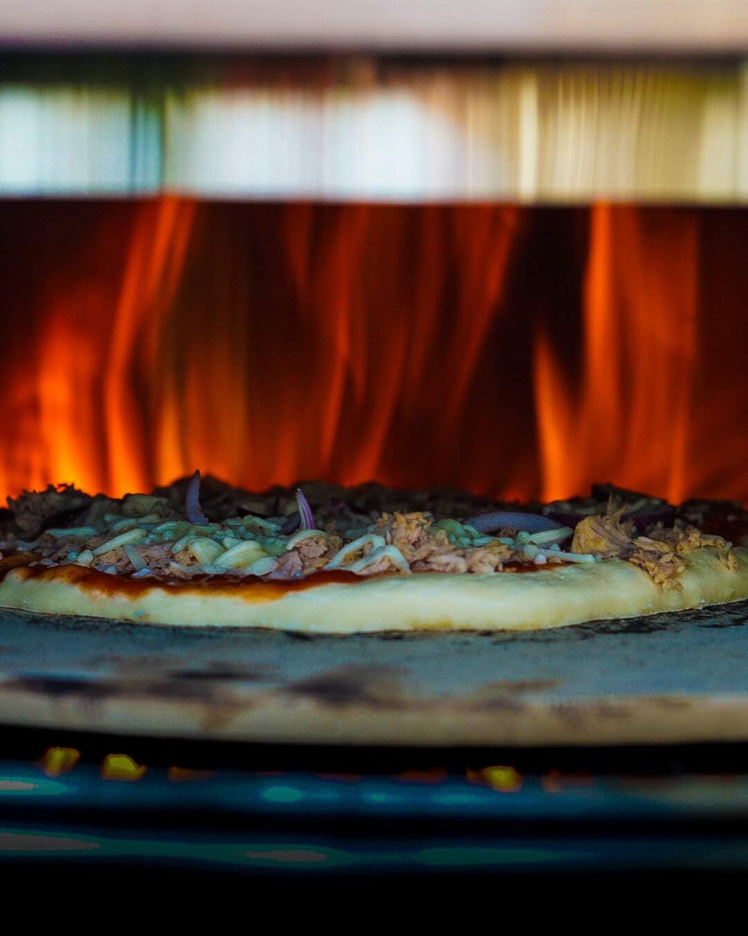 Pizzaeinsatz und Drehspiess